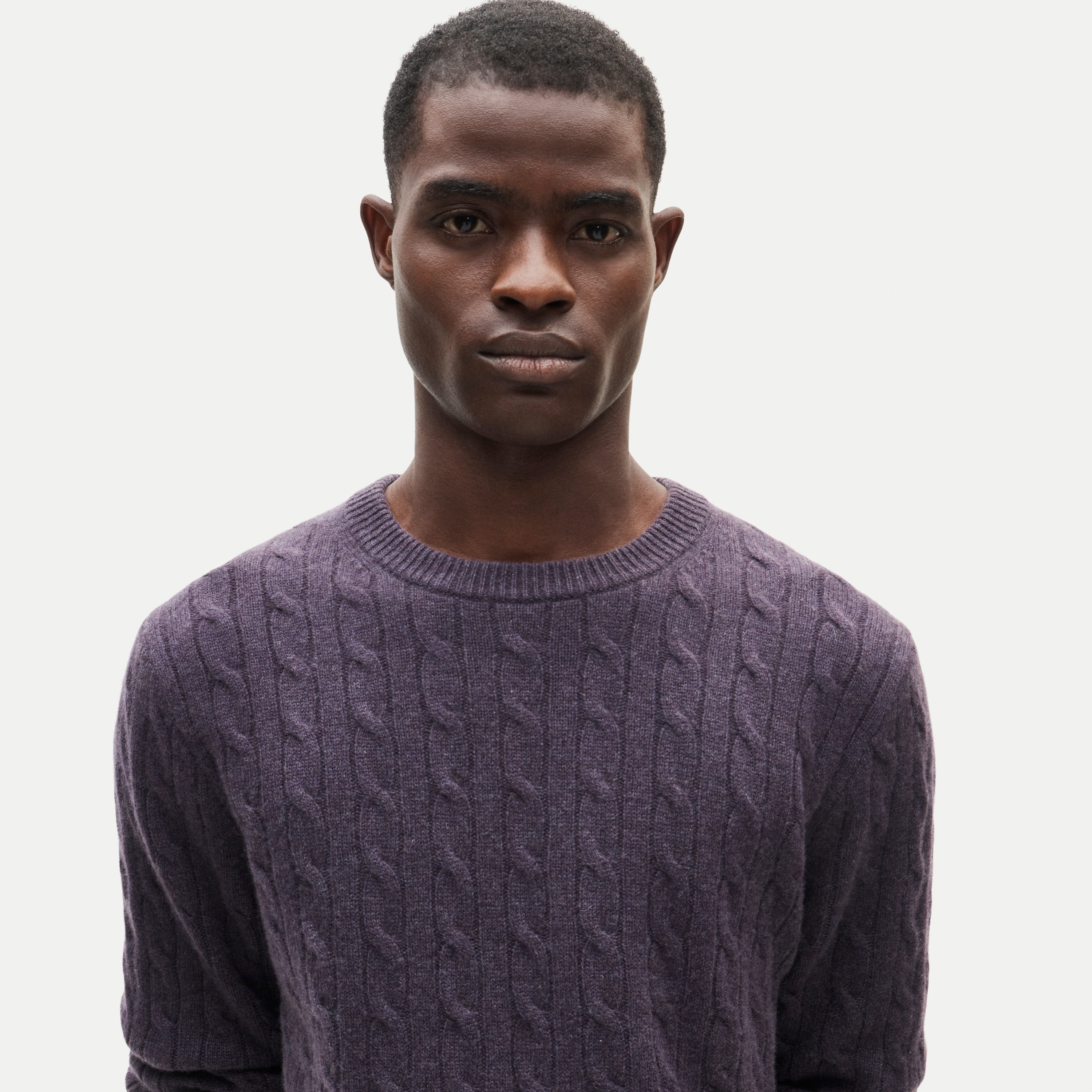 Cashmere cable-knit sweater - thumbnail 2