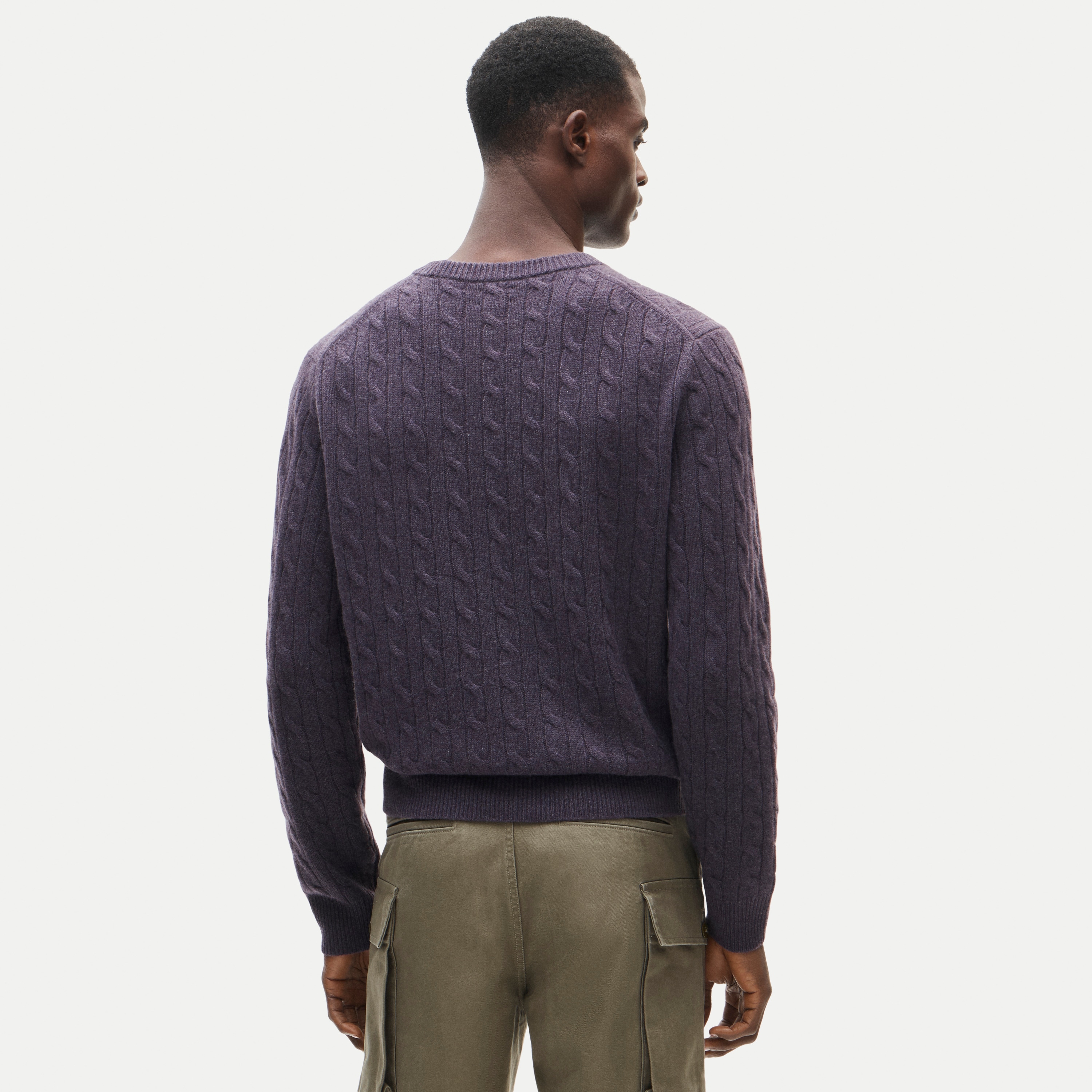 Cashmere cable-knit sweater