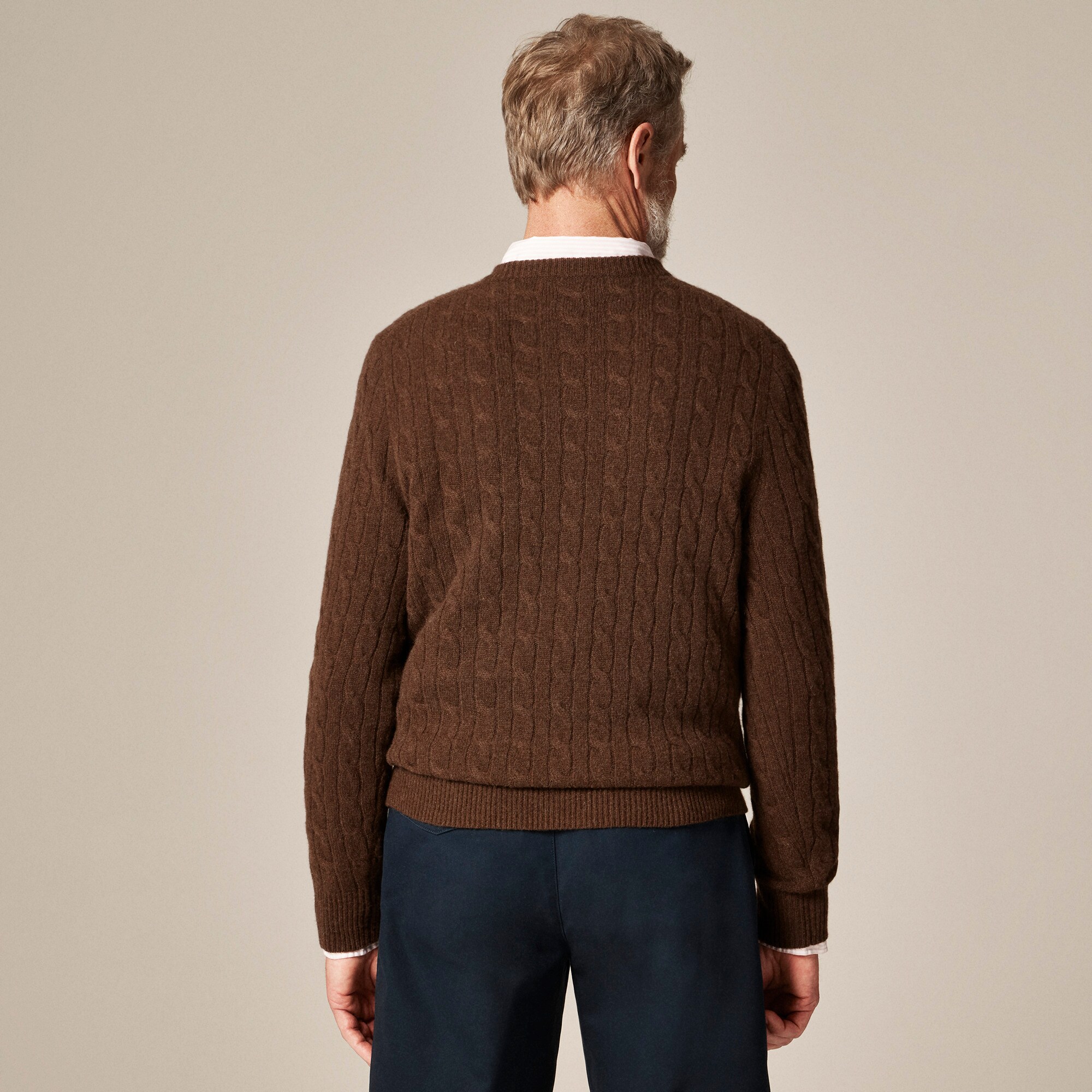 Cashmere cable-knit sweater