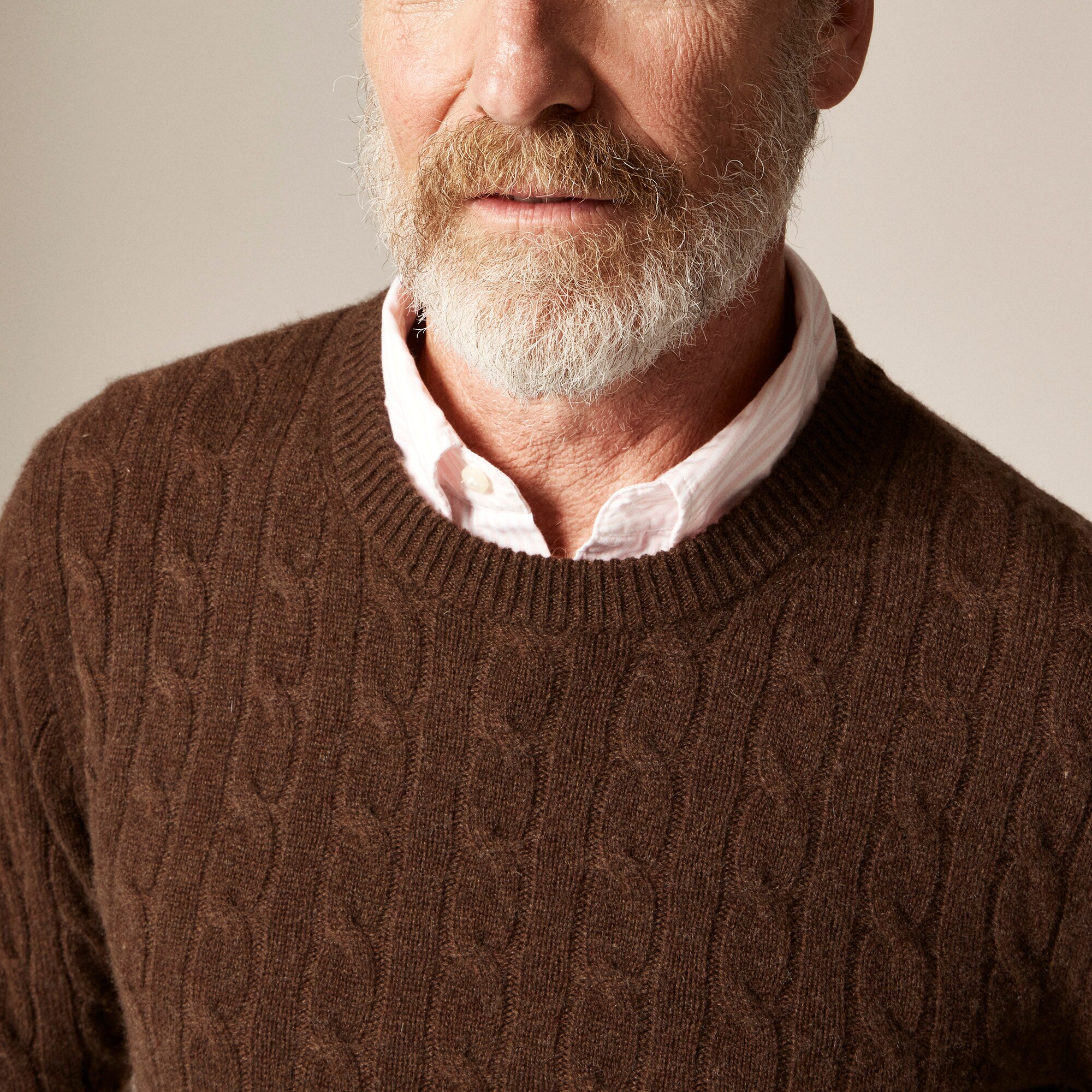 Cashmere cable-knit sweater