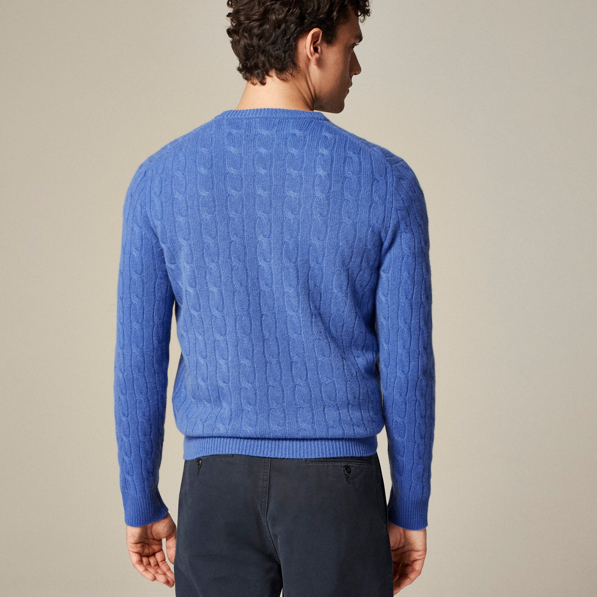 Cashmere cable-knit sweater