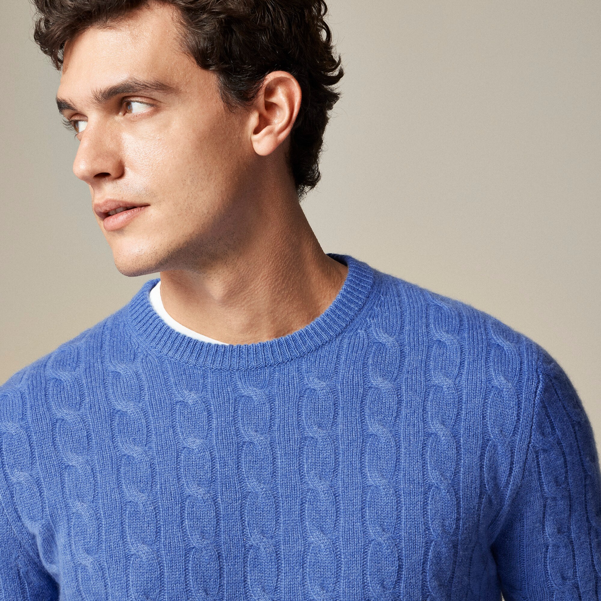 Cashmere cable-knit sweater