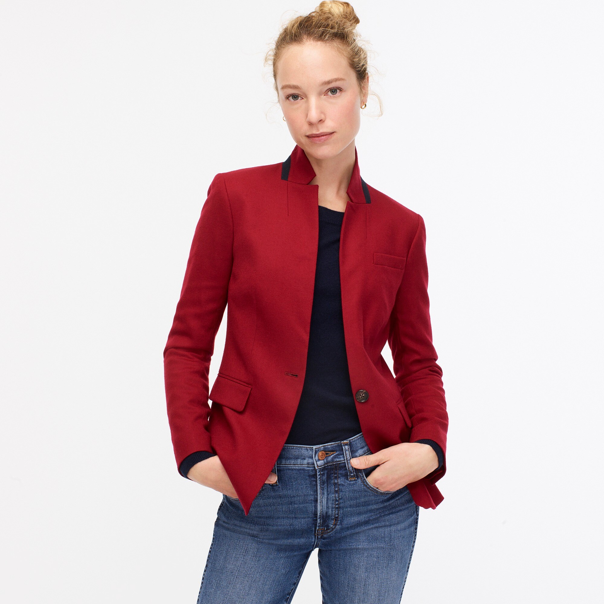 j crew blazer size chart