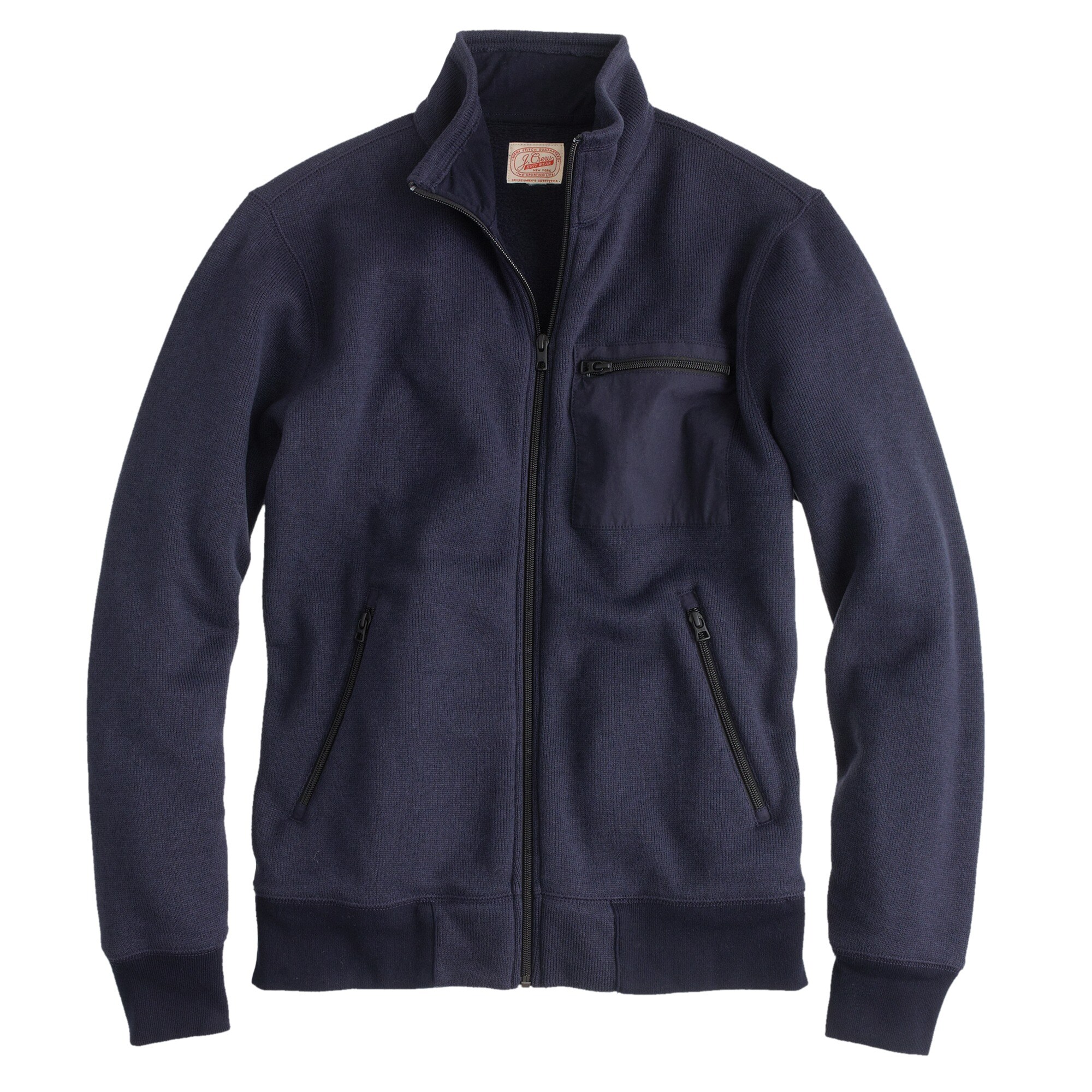 Summit fleece track jacket J.Crew