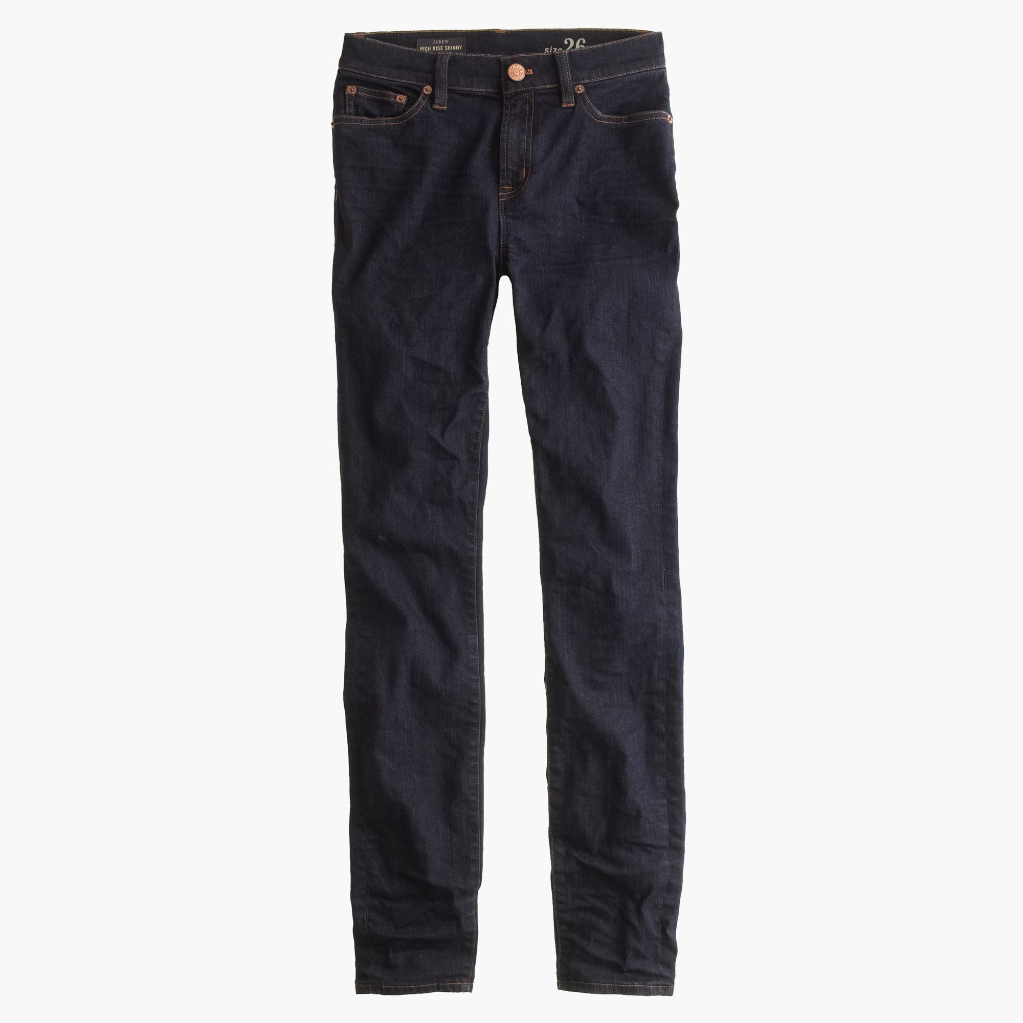 9" high-rise toothpick jean in Resin wash