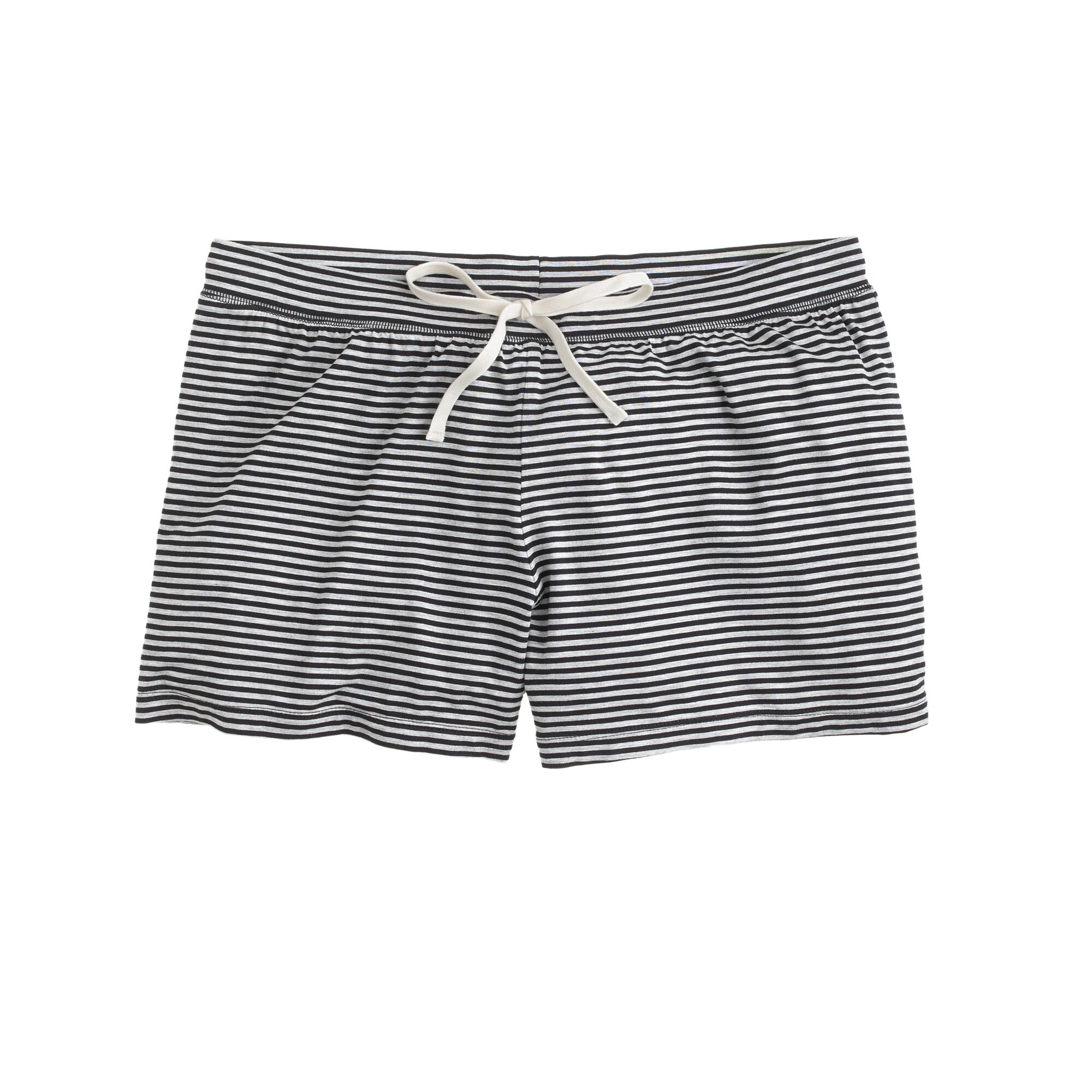 Whisper Jersey Short In Stripe For Women | J.Crew