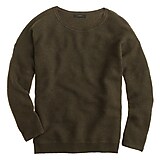 Rib-stitch dolman sweater
