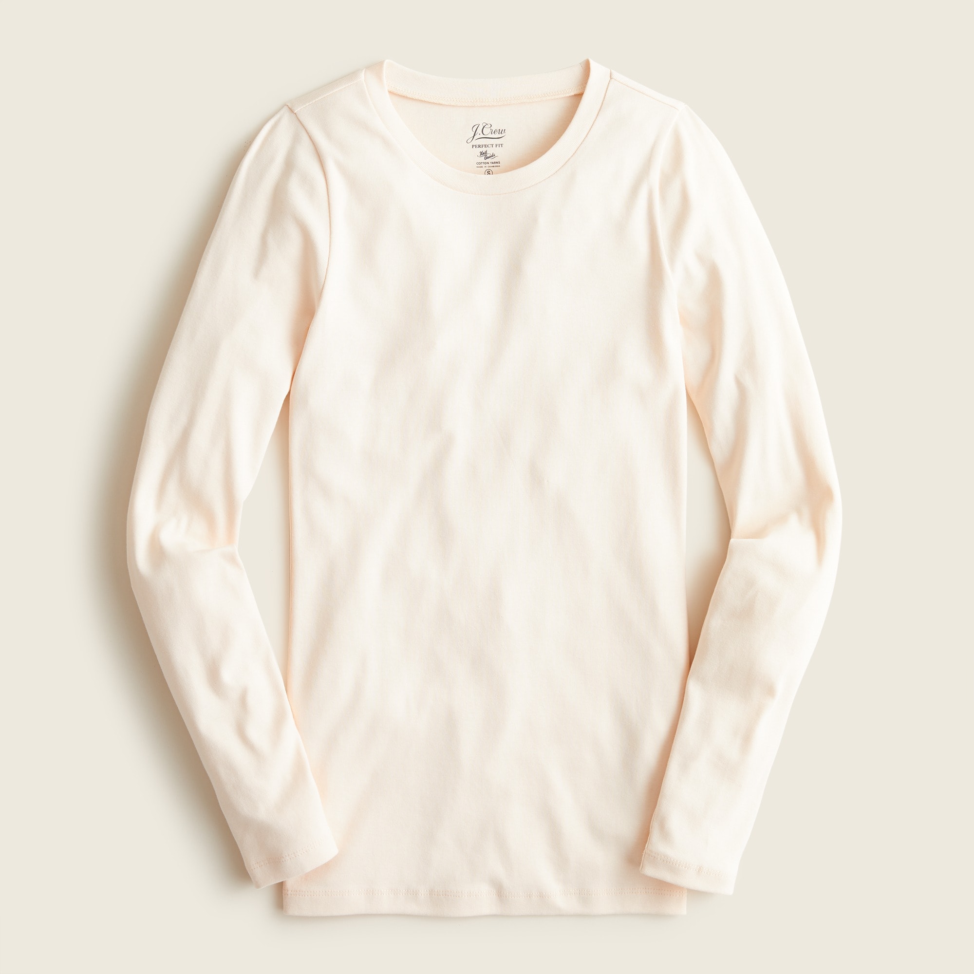 Crew Neck Long Sleeve T Shirt - Ready to Wear