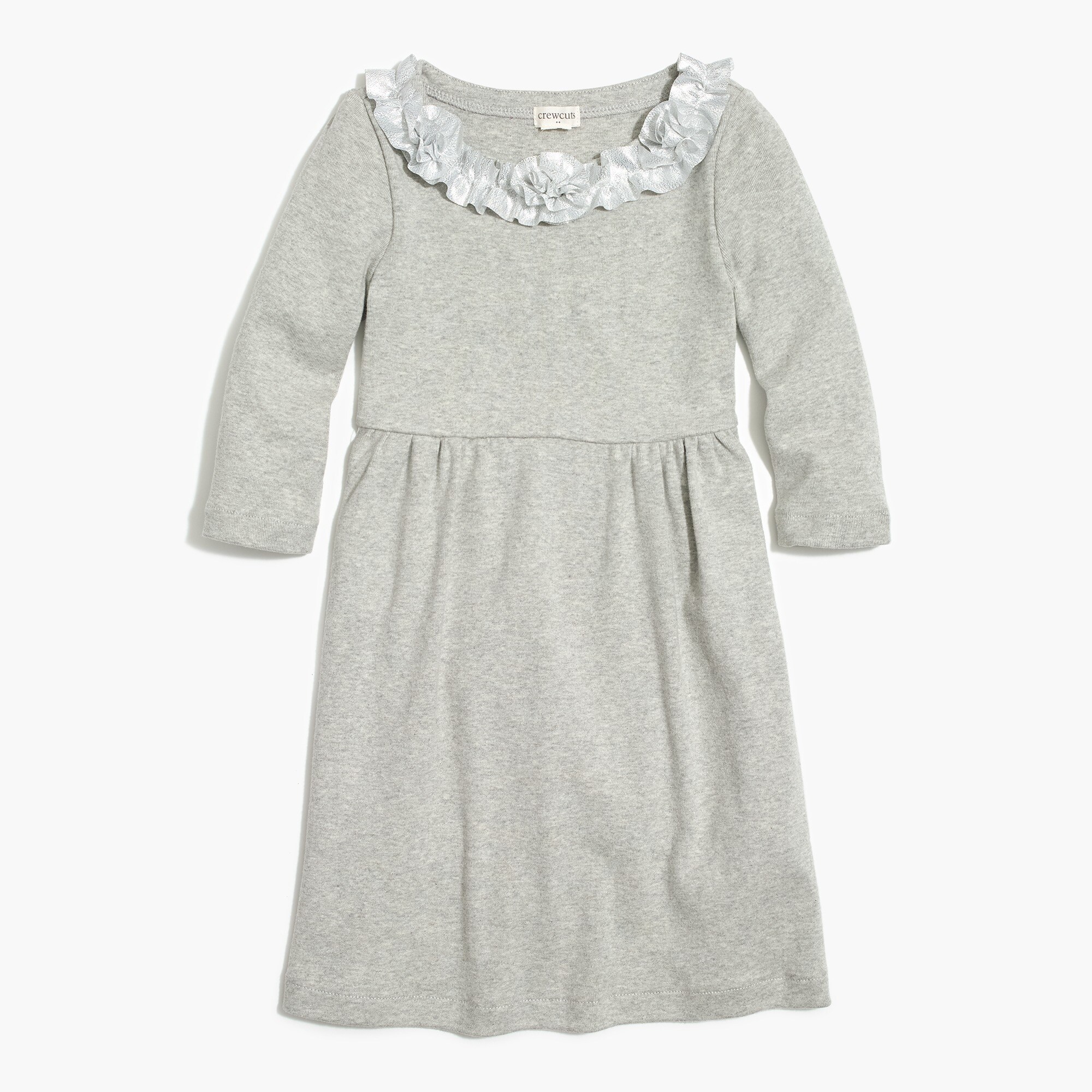 girls' ruffle-trim tee dress for girls