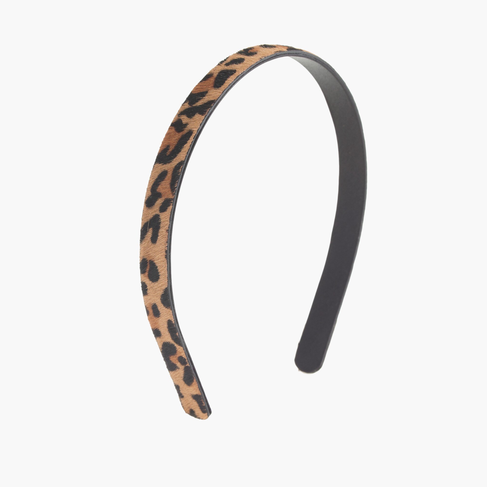 Printed calf hair headband