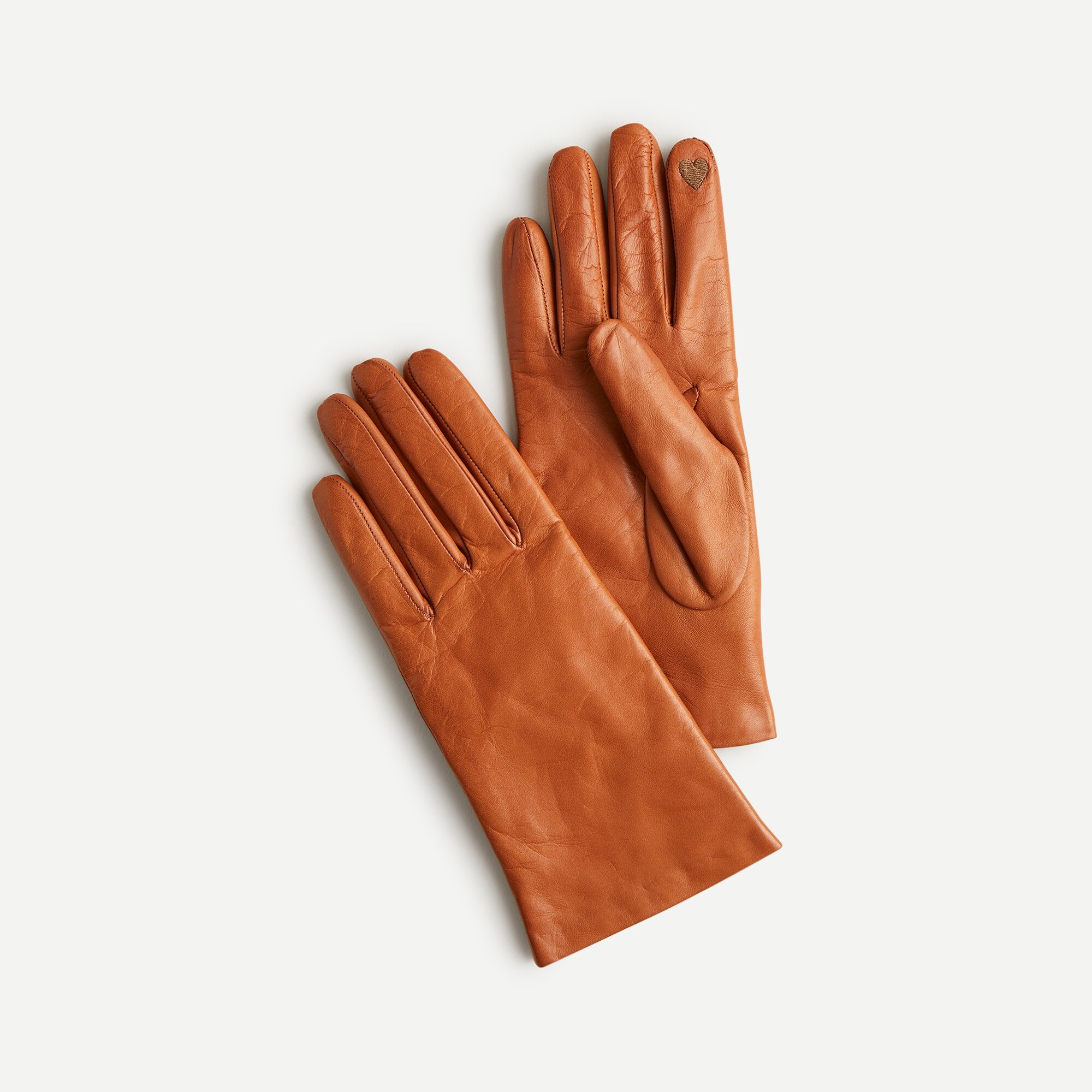 J.Crew Cashmere lined Leather Gloves For Women