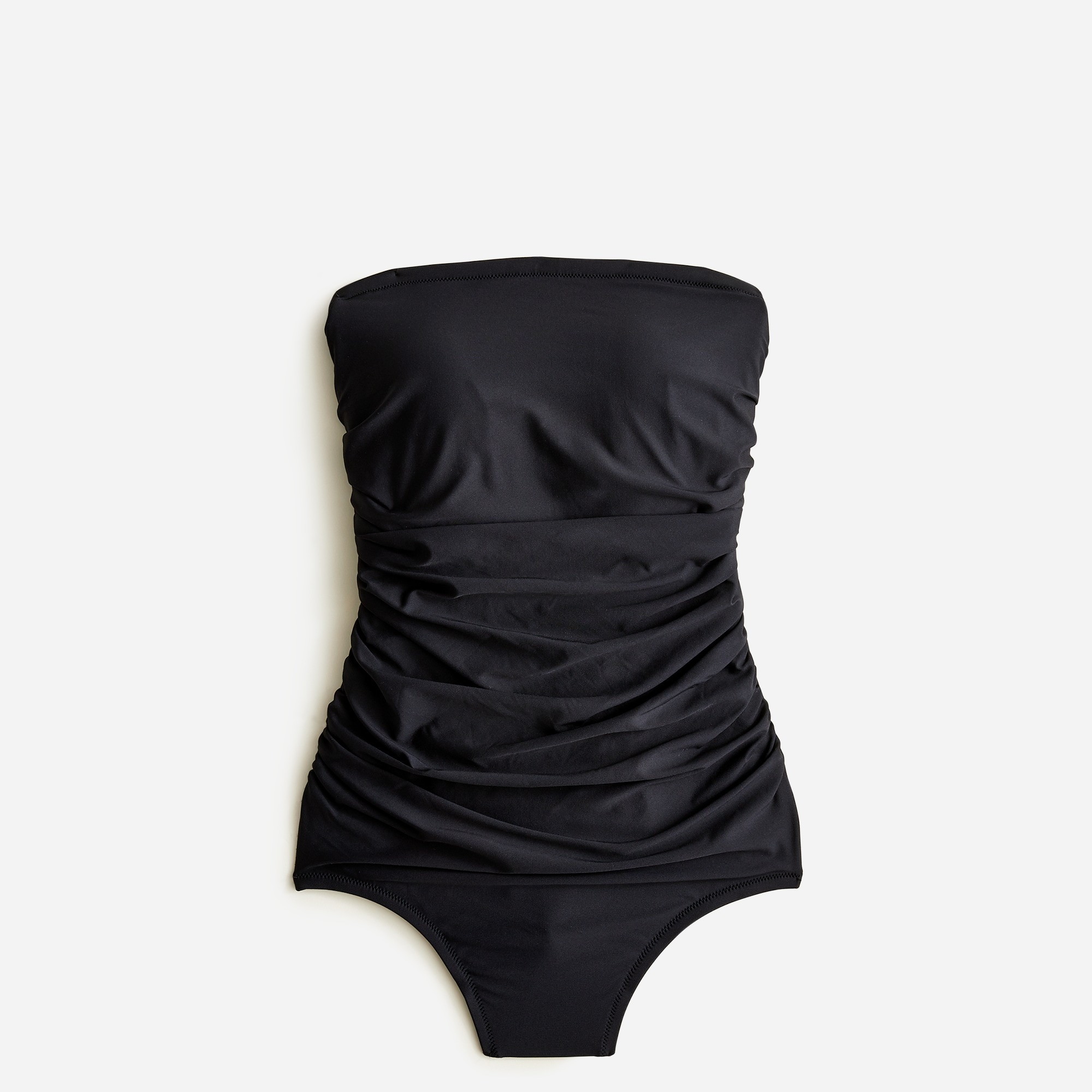 J.Crew: Ruched Bandeau One-piece Swimsuit