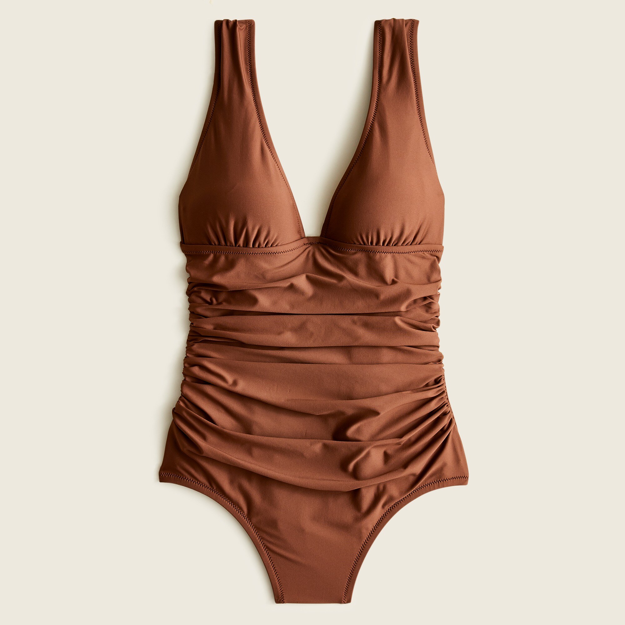 J Crew Ruched Femme One Piece Swimsuit For Women