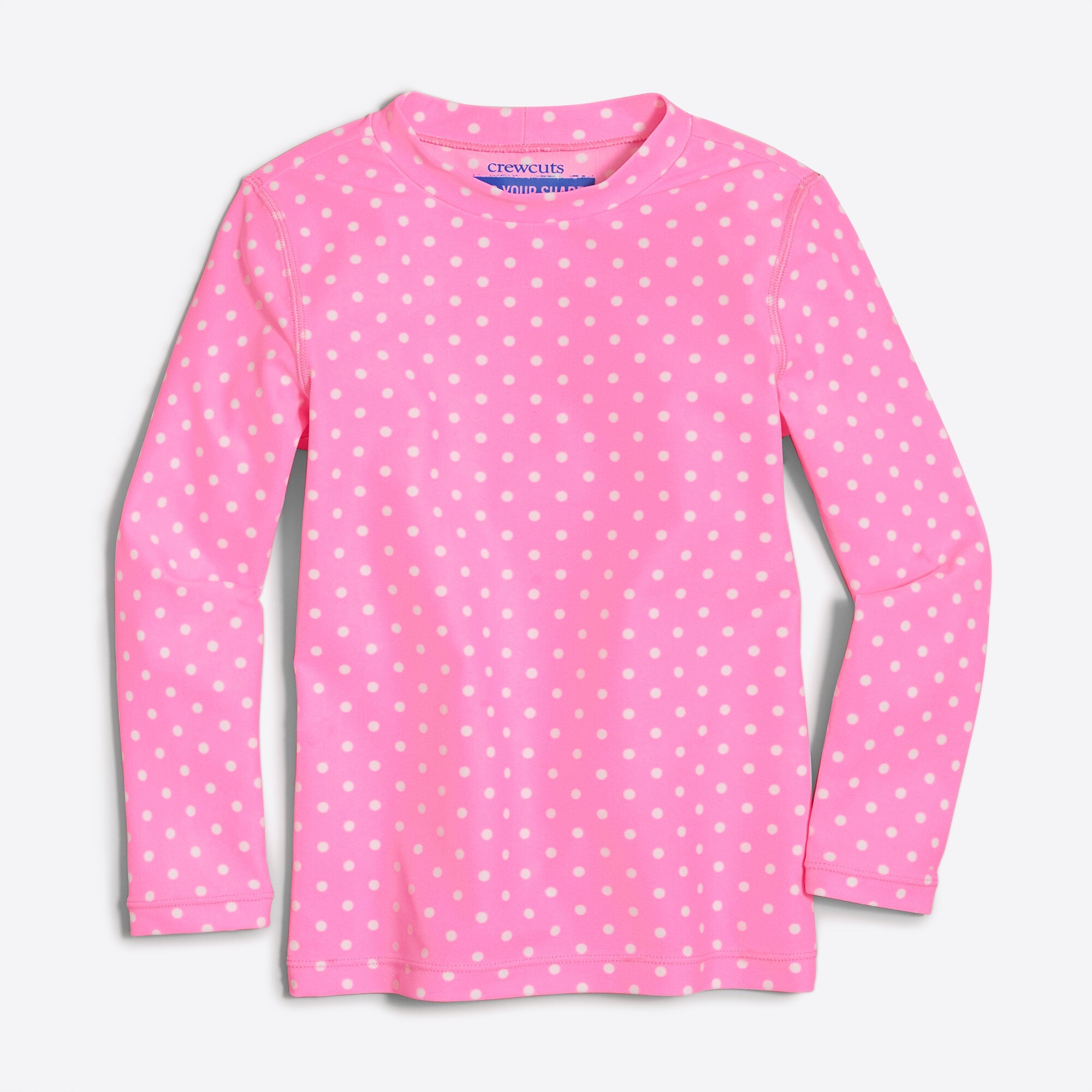 Girls' rash guard in dot