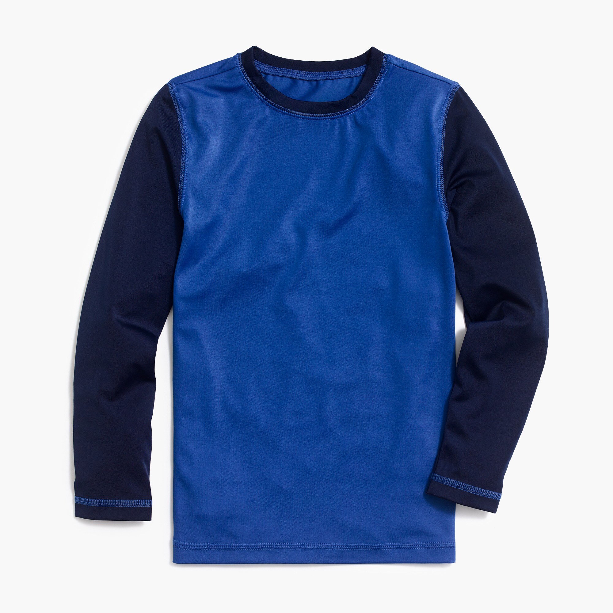 Factory boys' contrast rash guard