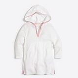 Girls' hooded terry cover-up
