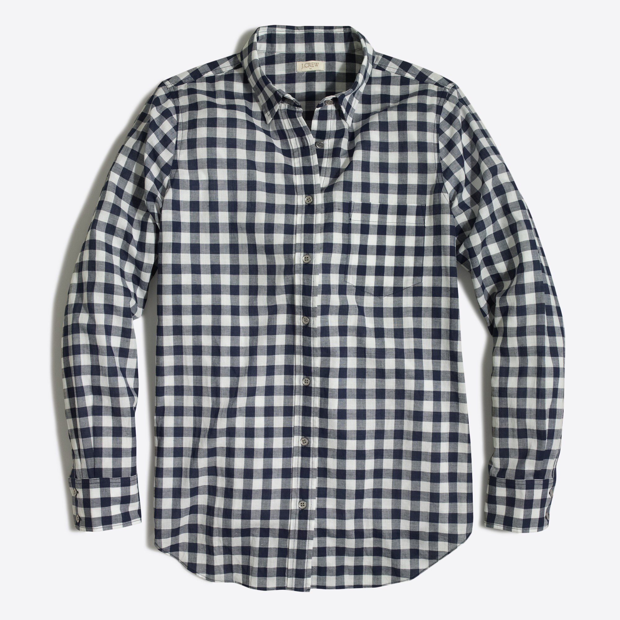 Gingham classic button-down shirt in boy fit