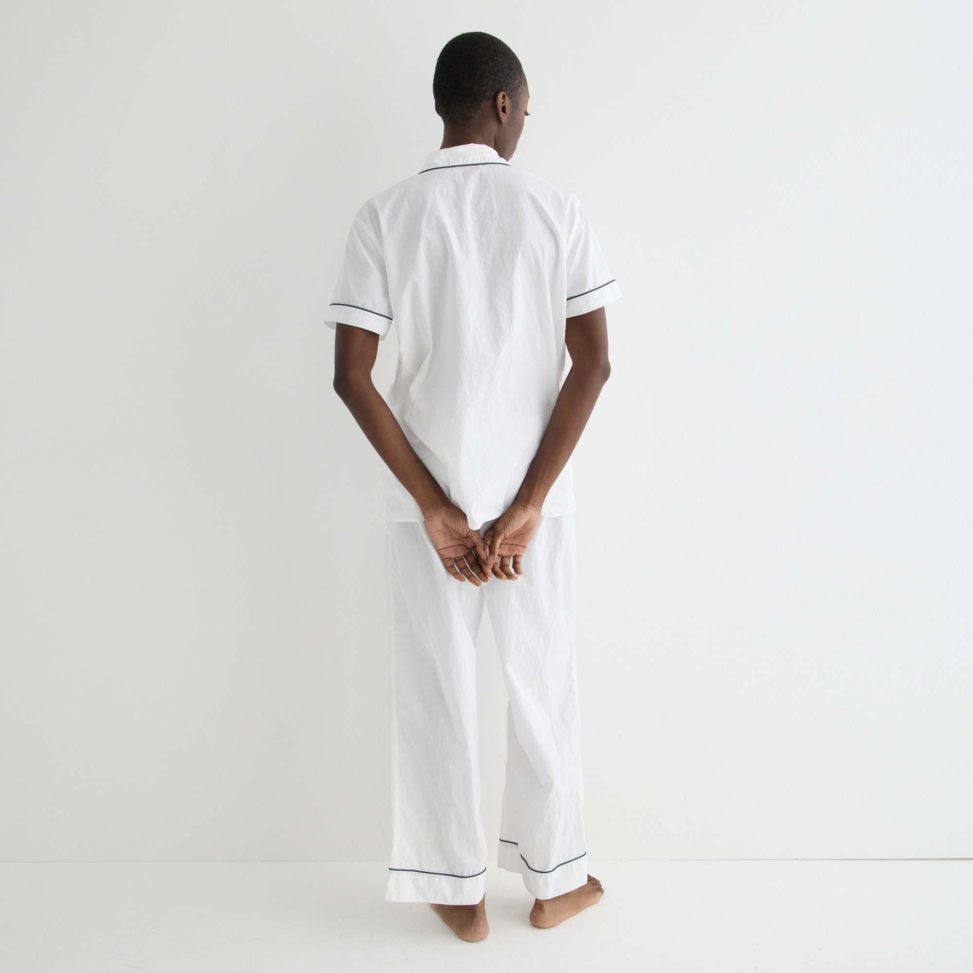 End-on-end cotton pajama pant set
