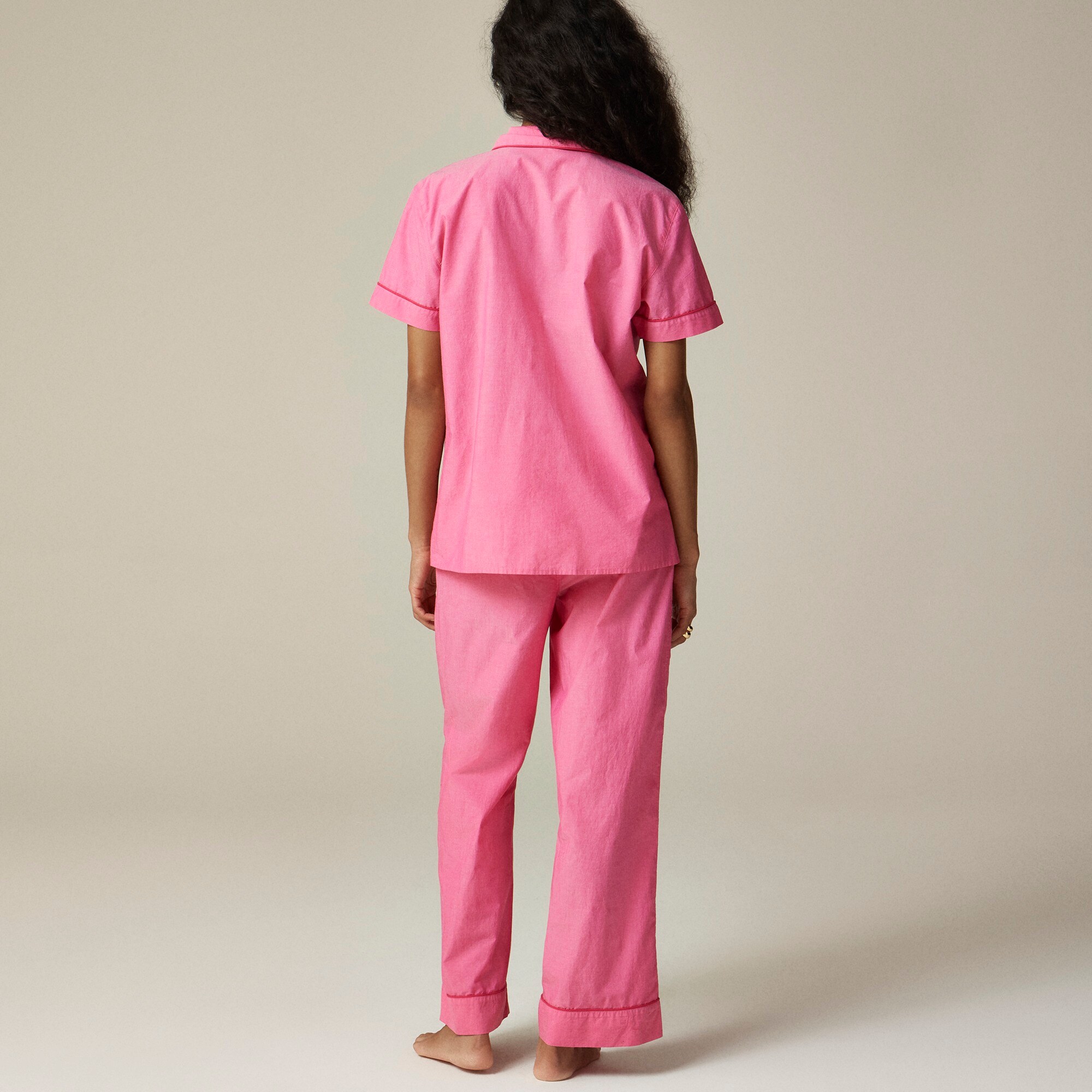 End-on-end cotton pajama pant set
