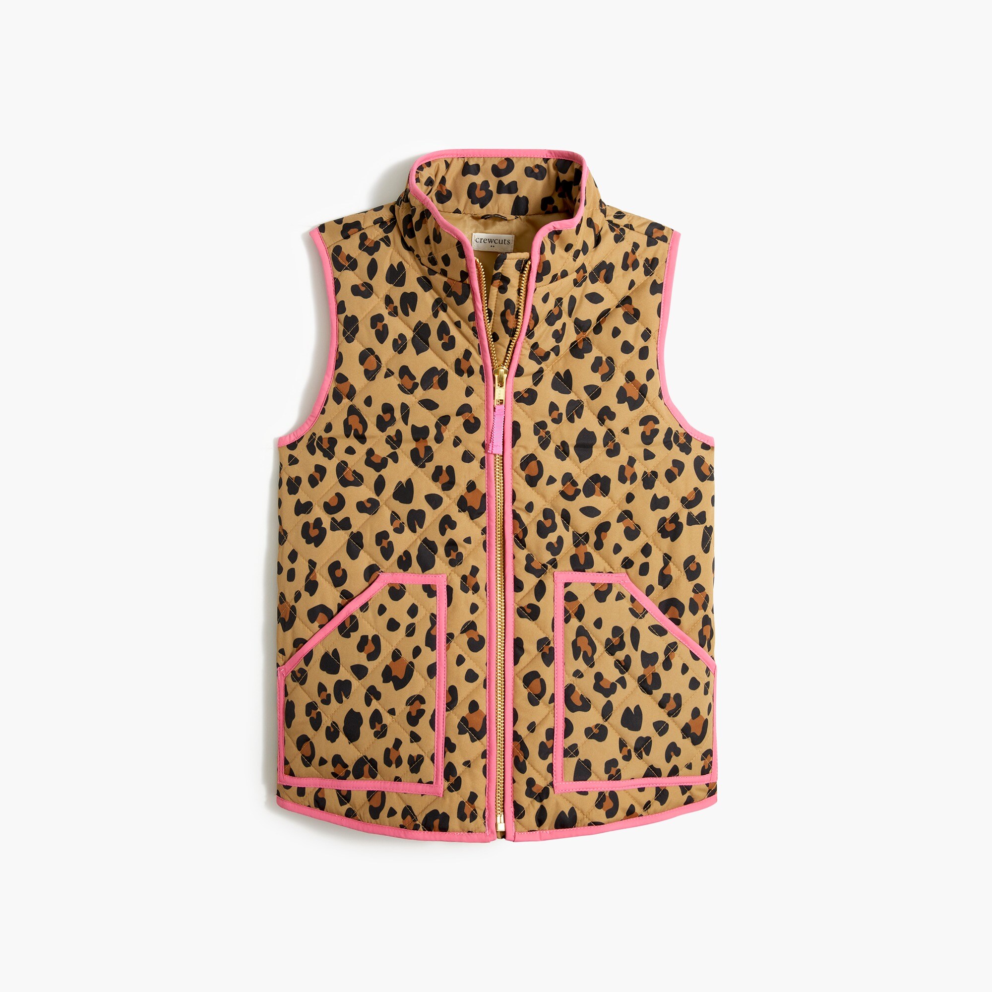 Girls' quilted vest