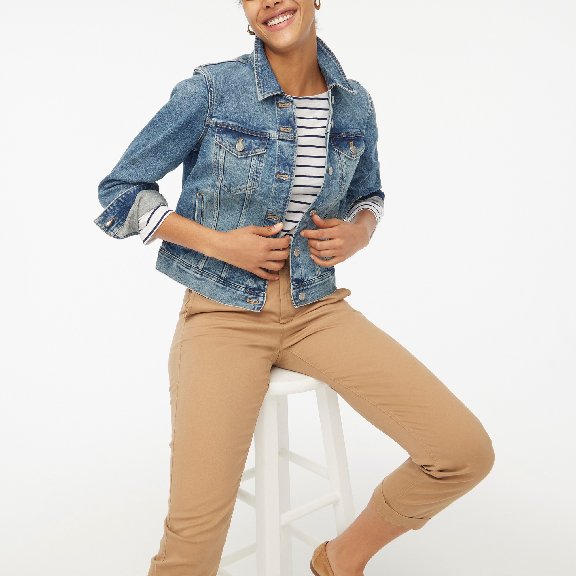 Factory: Classic Jean Jacket For Women