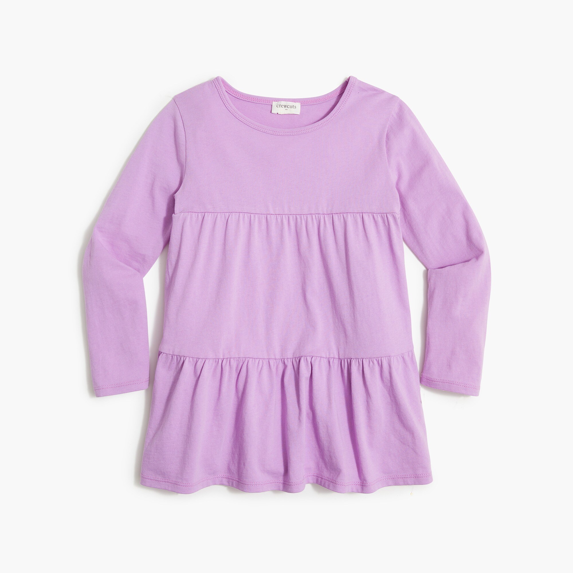 girls' long-sleeve twirl tunic tee for girls
