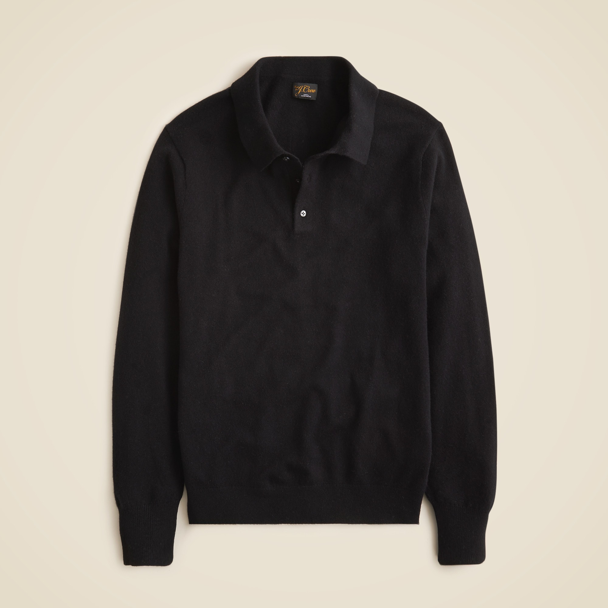 Cashmere collared sweater-polo