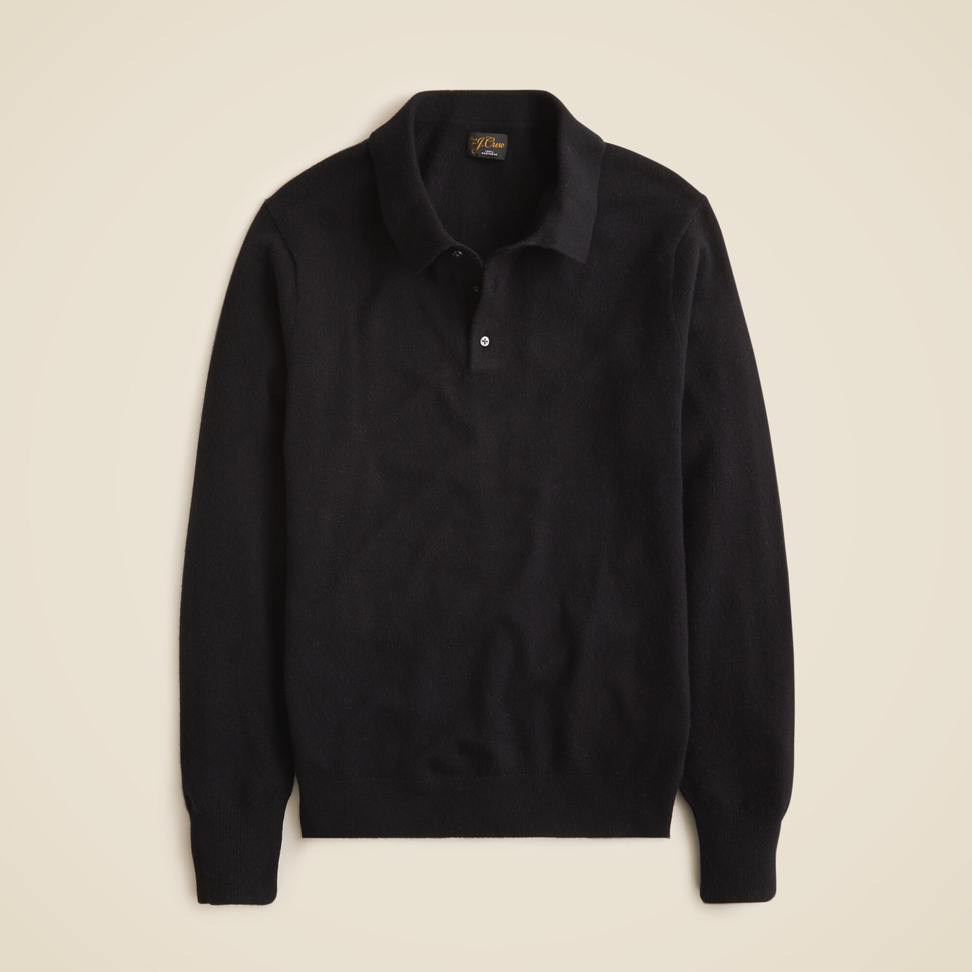 mens Cashmere collared sweater-polo