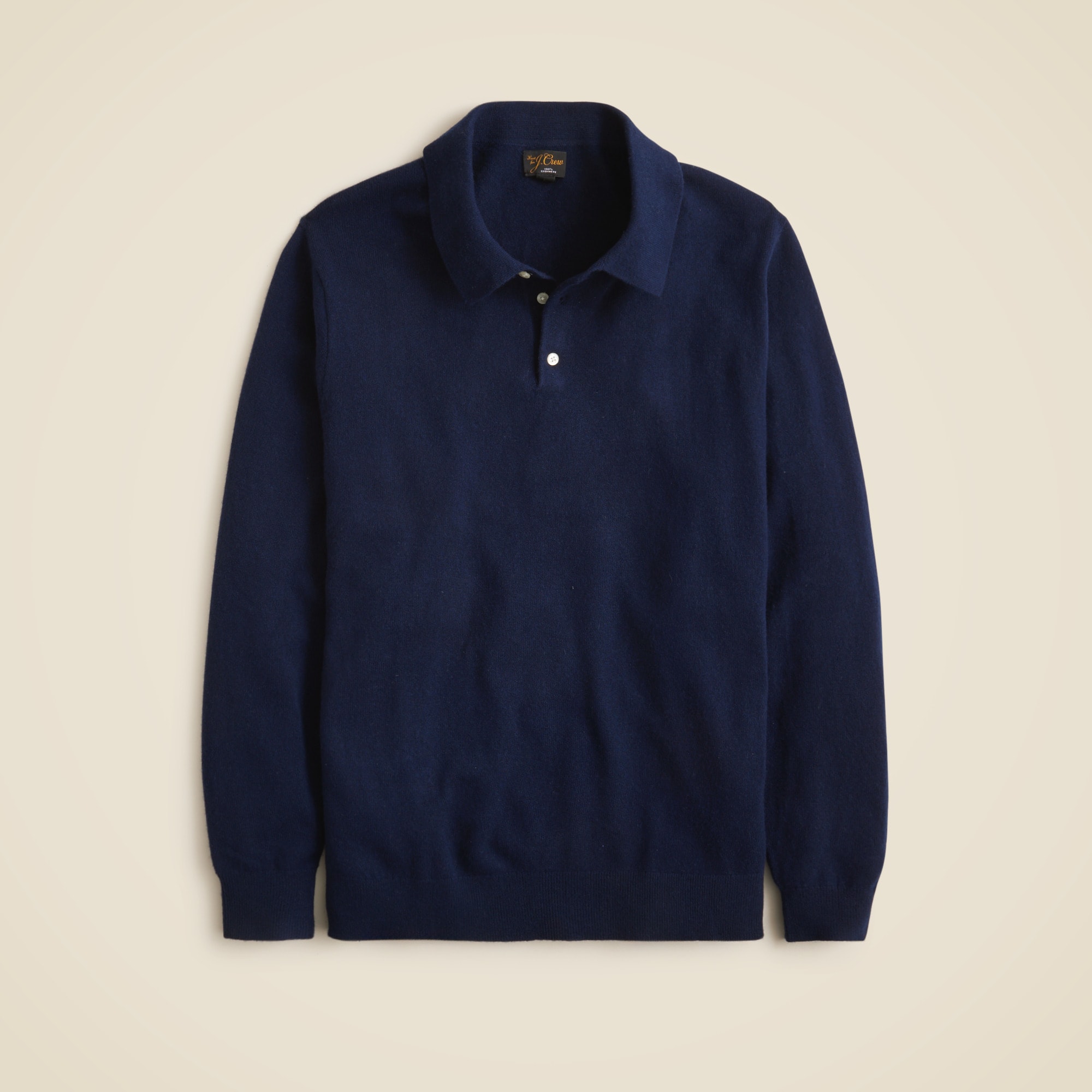 mens Cashmere collared sweater-polo