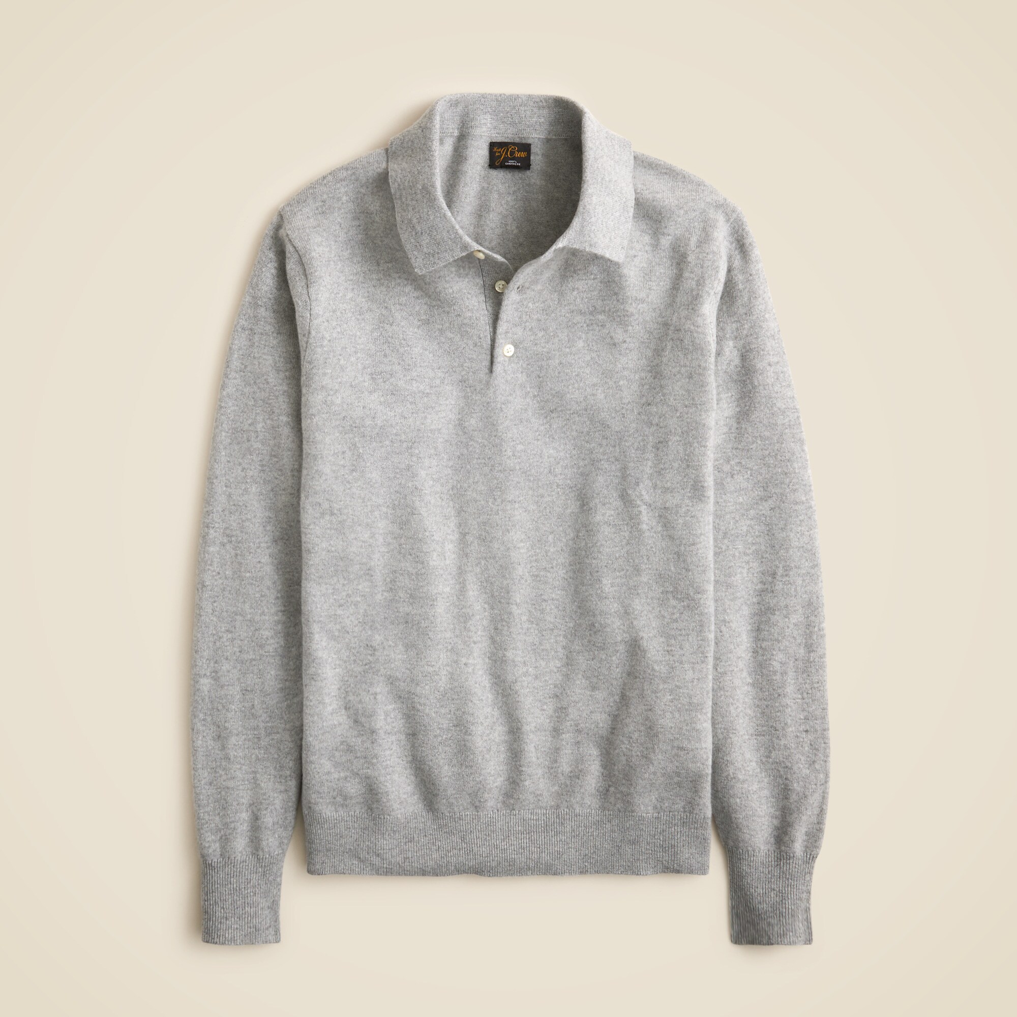  Cashmere collared sweater-polo