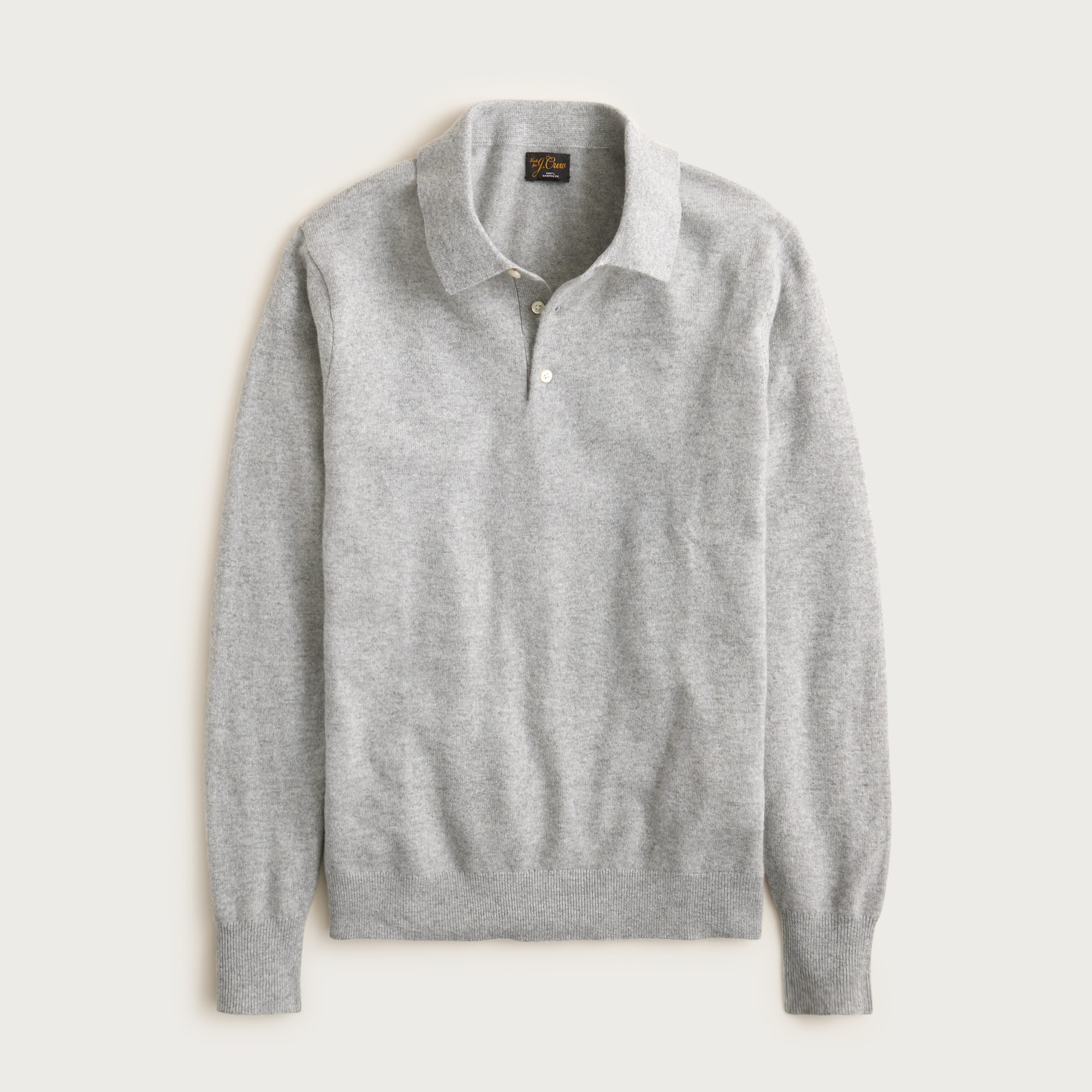 Cashmere collared sweater-polo