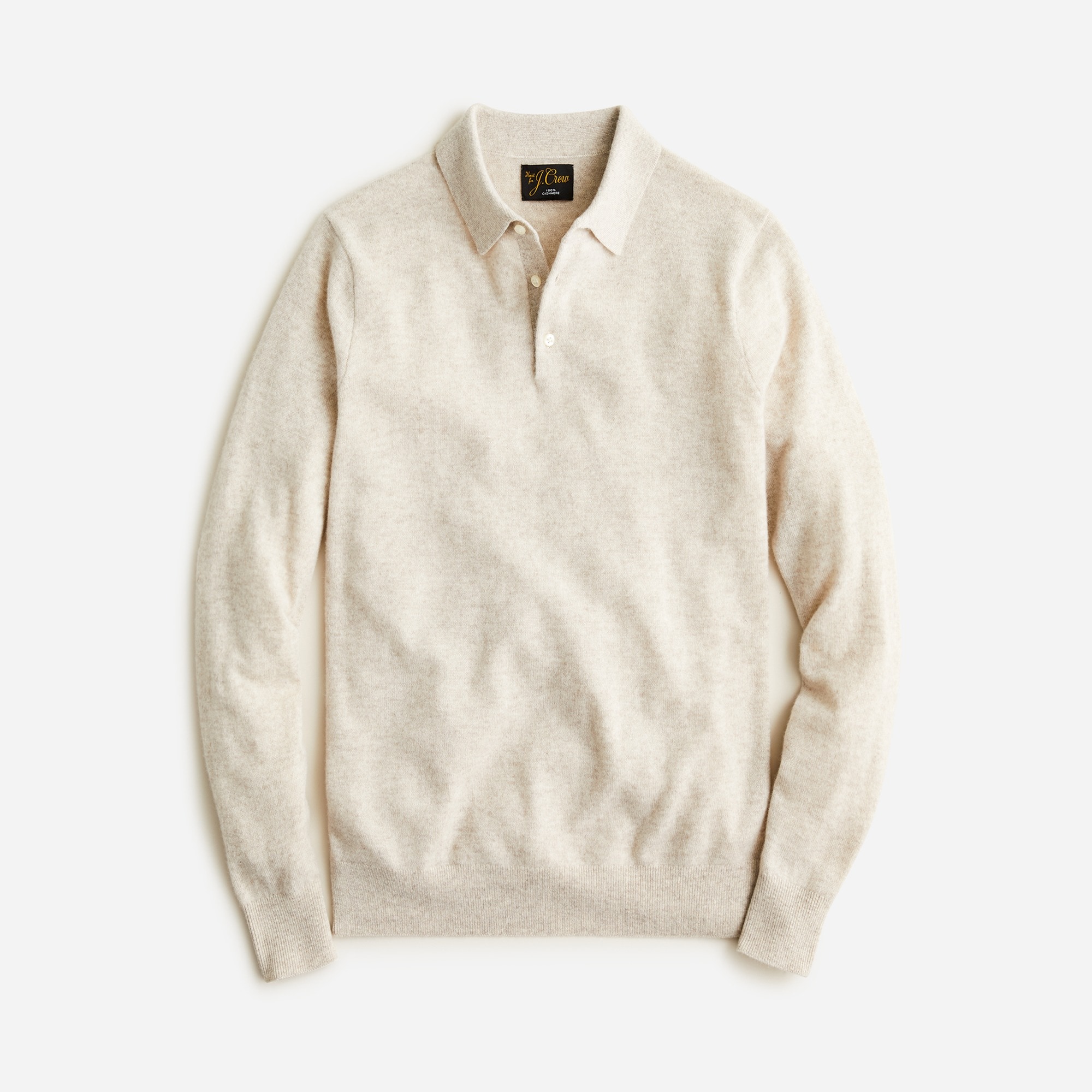 mens Cashmere collared sweater-polo