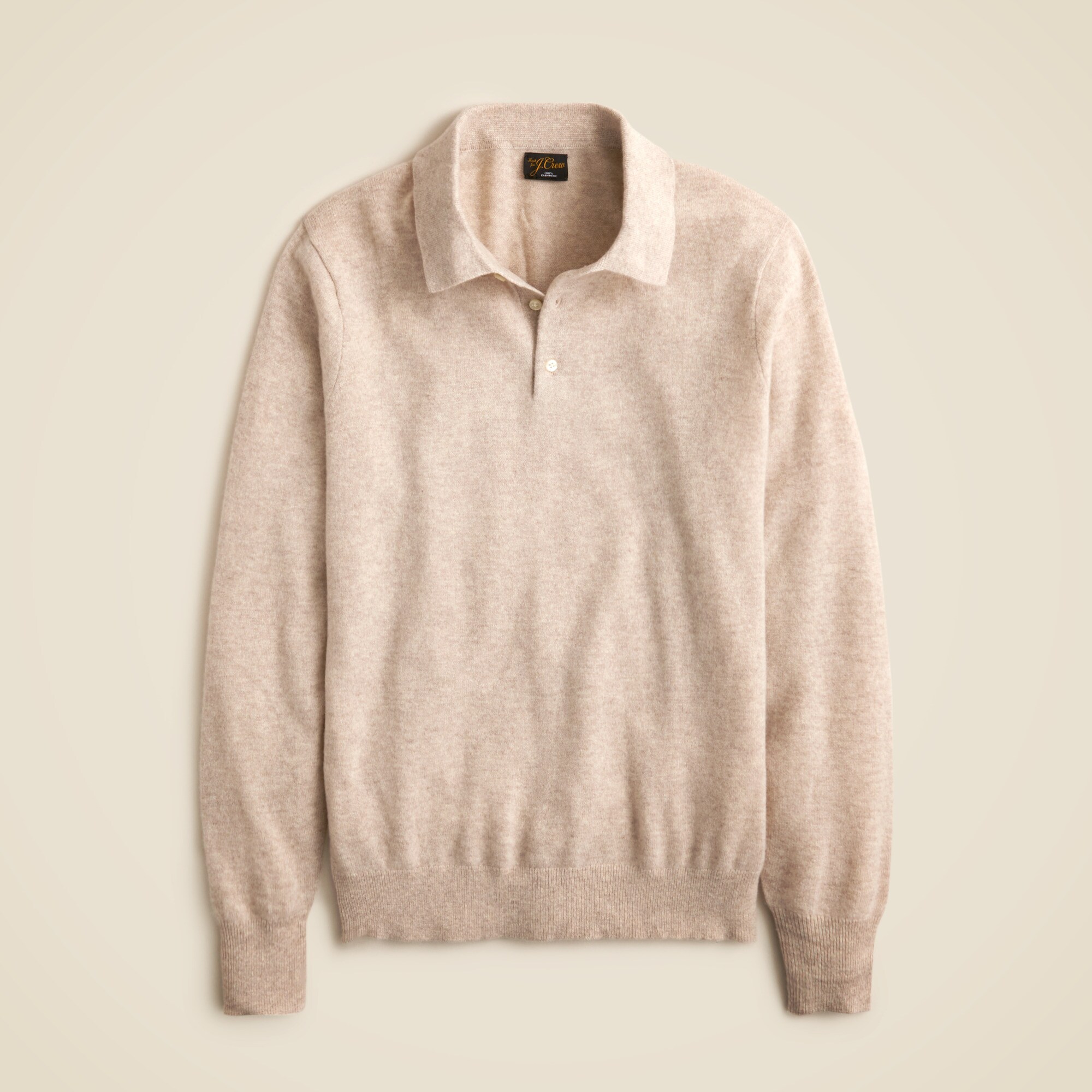  Cashmere collared sweater-polo