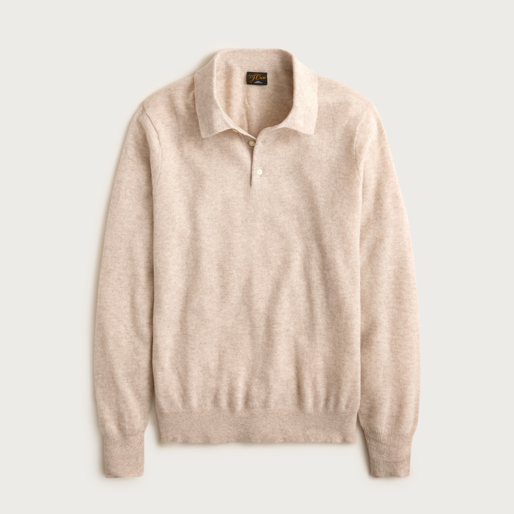Cashmere collared sweater-polo