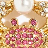 Pavé crystal crab stud earrings PAVE CRAB pavé crystal crab stud earrings for women