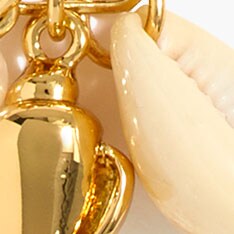 Charms and paper clip chain pendant necklace GOLD charms and paper clip chain pendant necklace for women