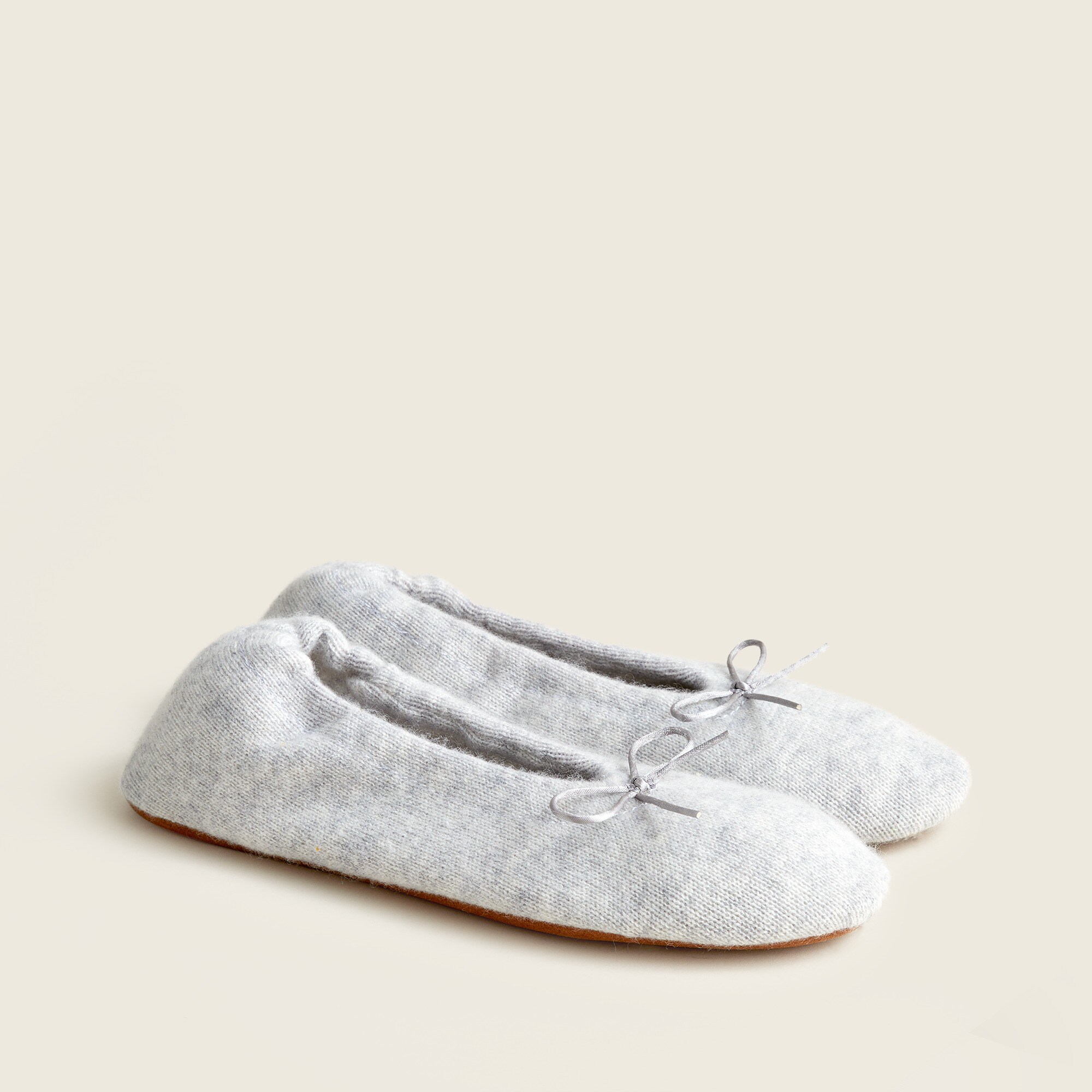 Cashmere ballet slippers