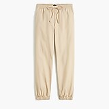 Lightweight jogger pant in cotton twill