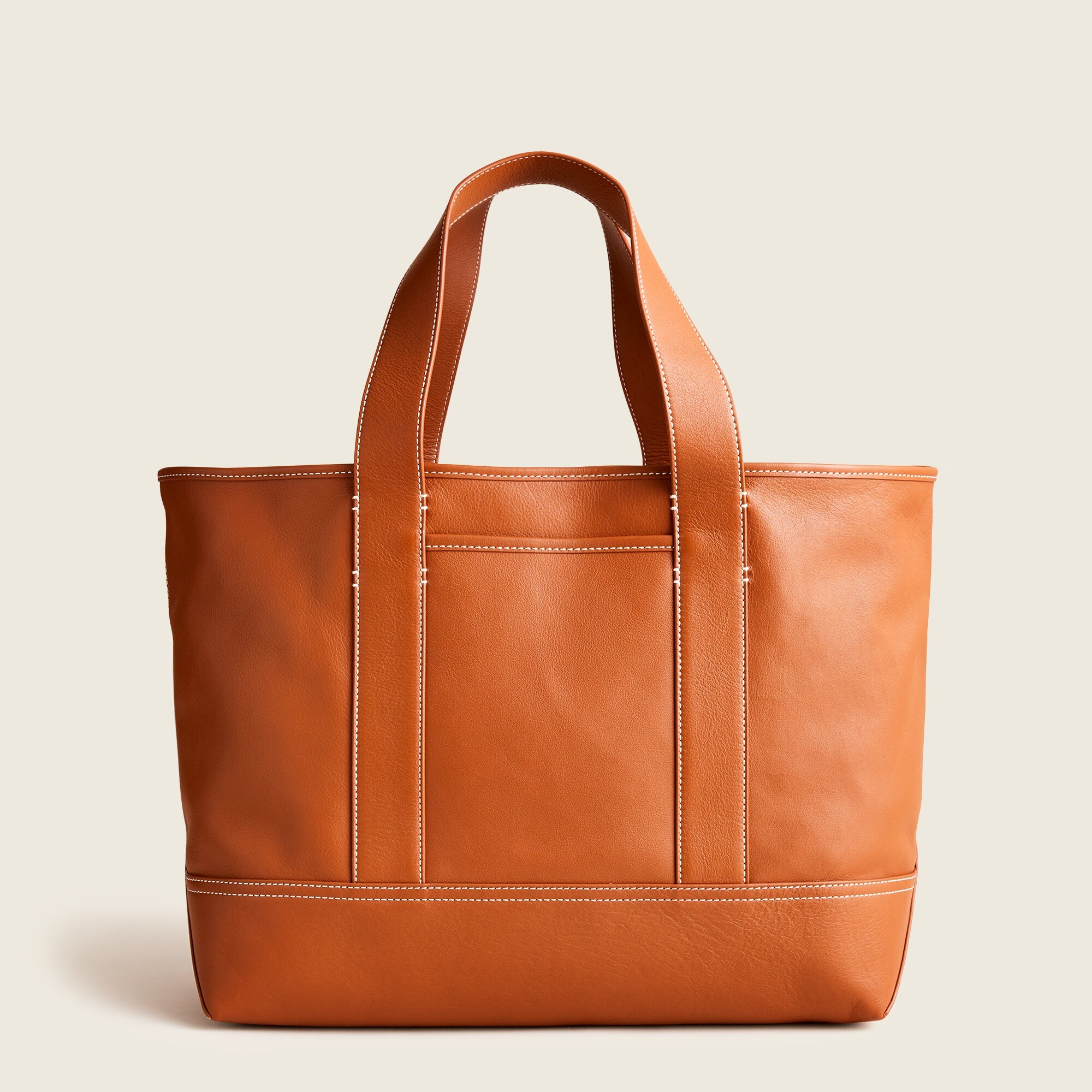 Medium leather tote