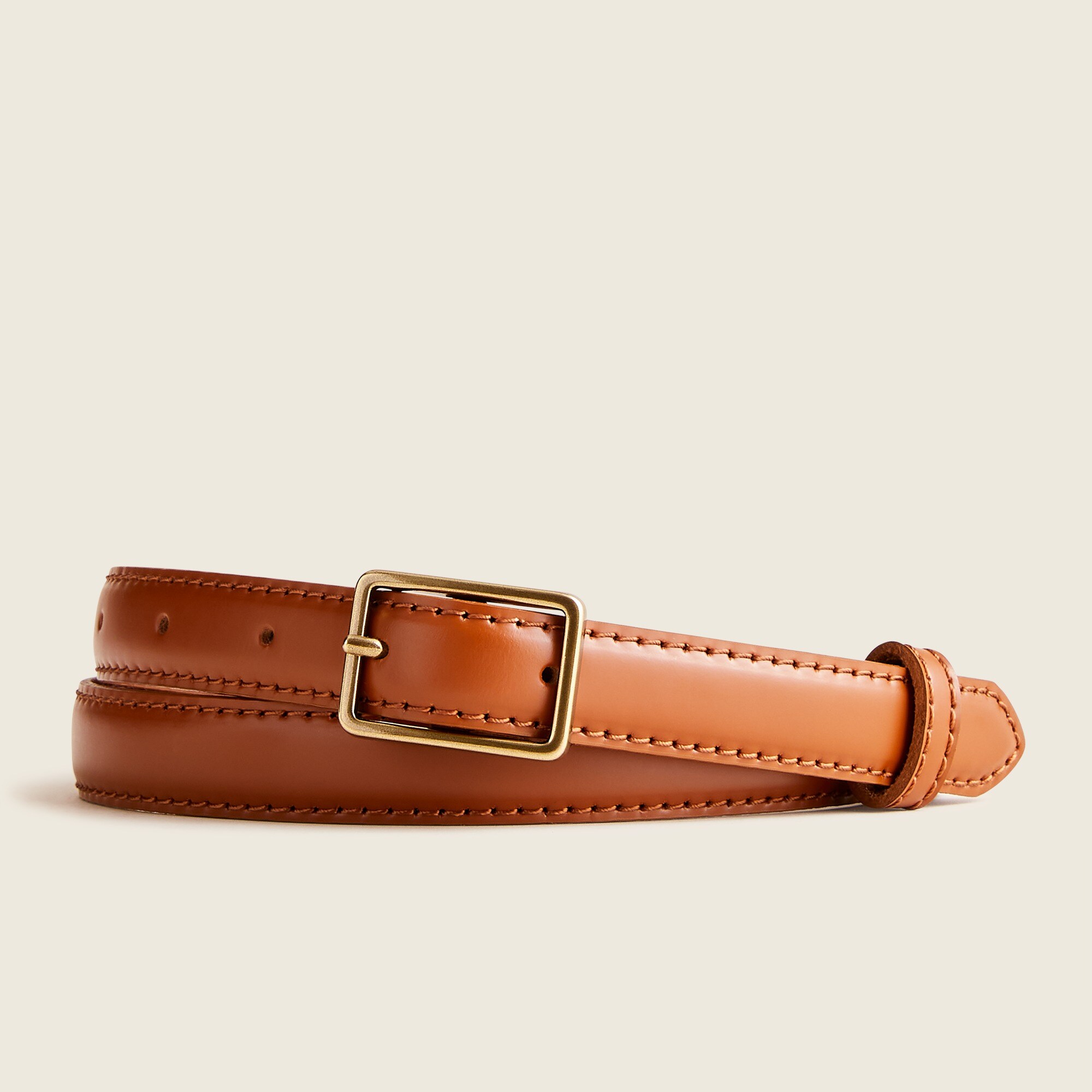 Slim Belt In Italian Leather For Women | J.Crew