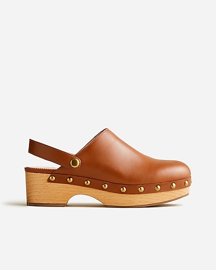 j.crew: convertible leather clogs for women