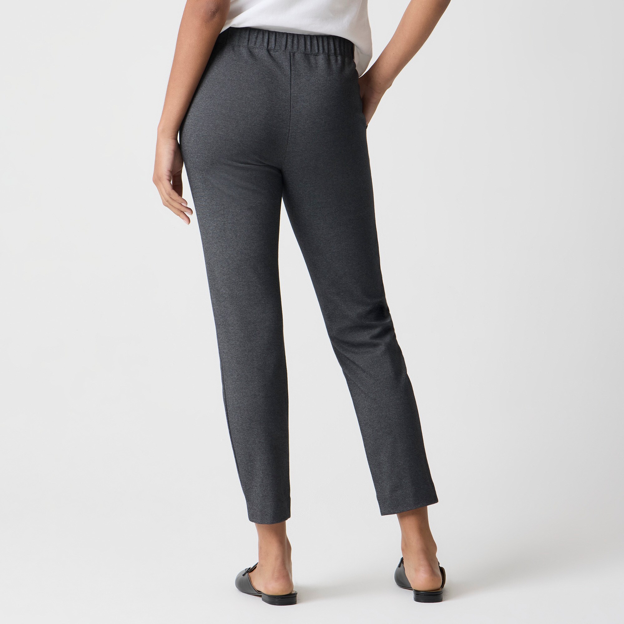 Petite pintuck sweatpant