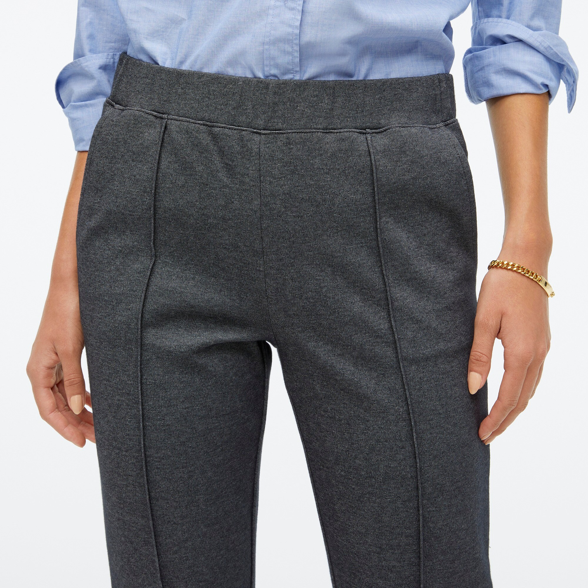 Petite pintuck sweatpant