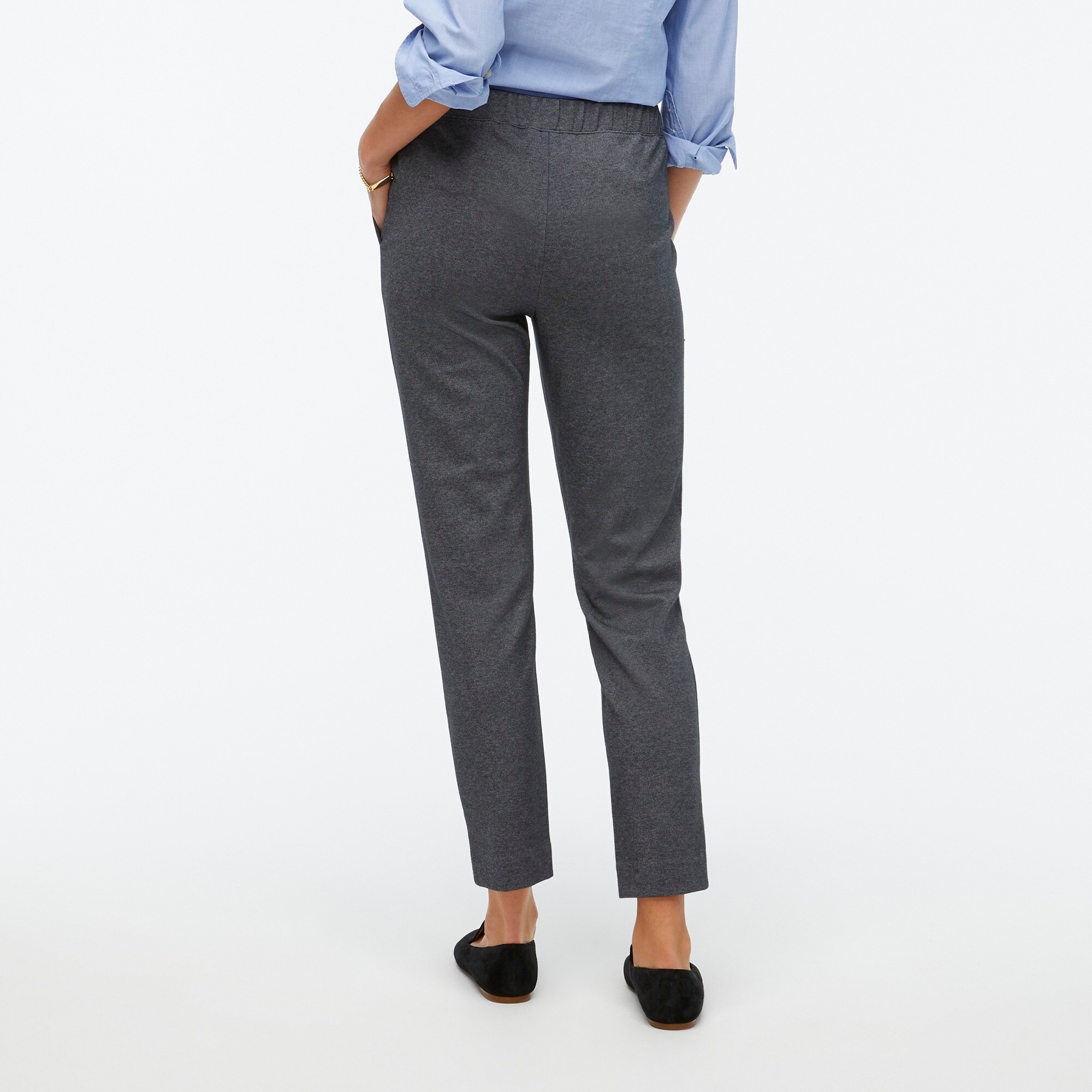 Petite pintuck sweatpant
