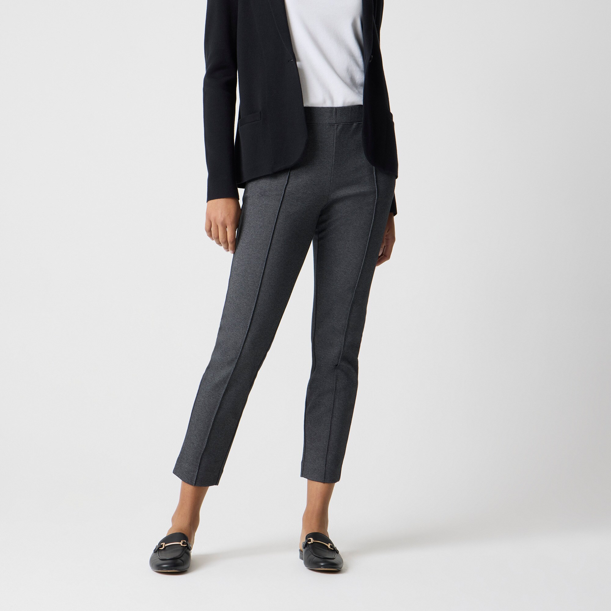 womens Petite pintuck sweatpant