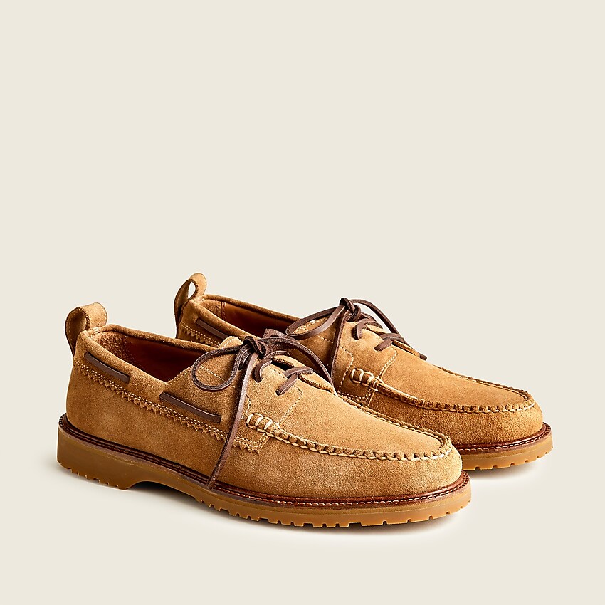 j.crew: wallace &amp; barnes camp shoes in suede for men, right side, view zoomed