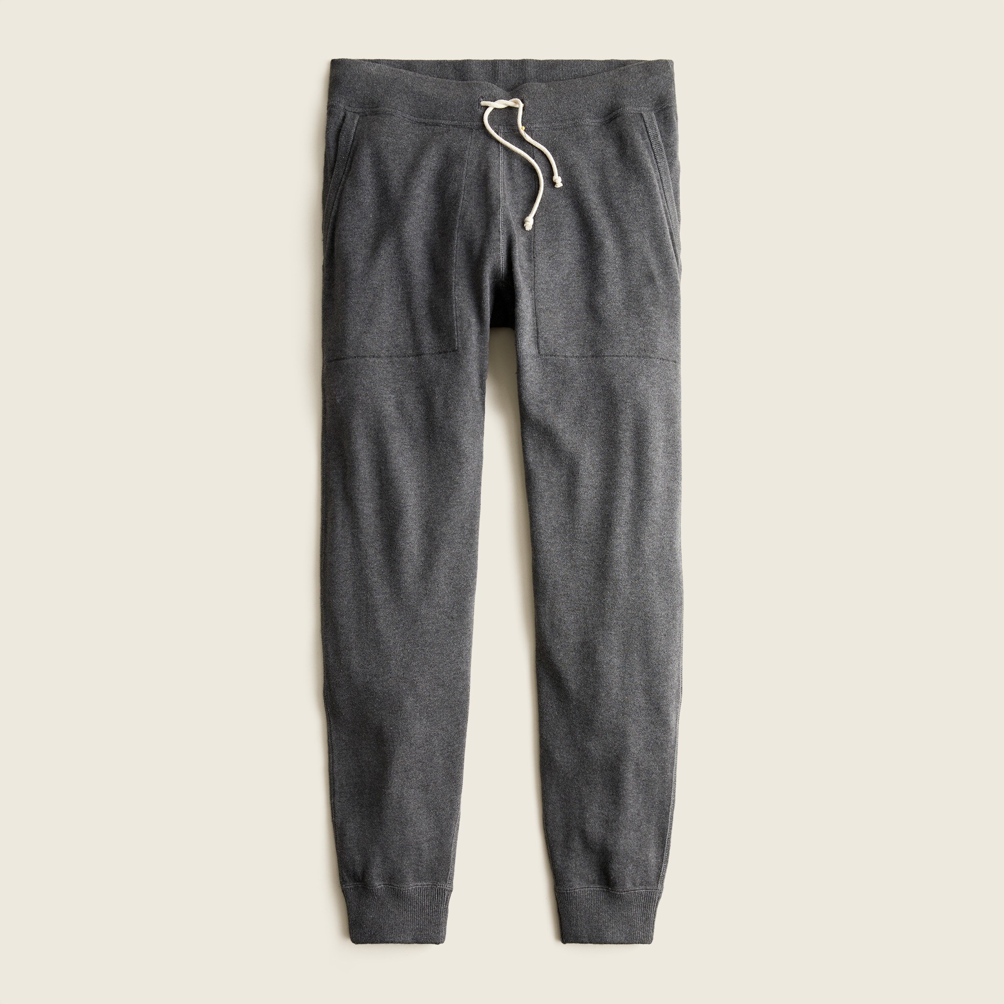 Cotton-cashmere jogger pant