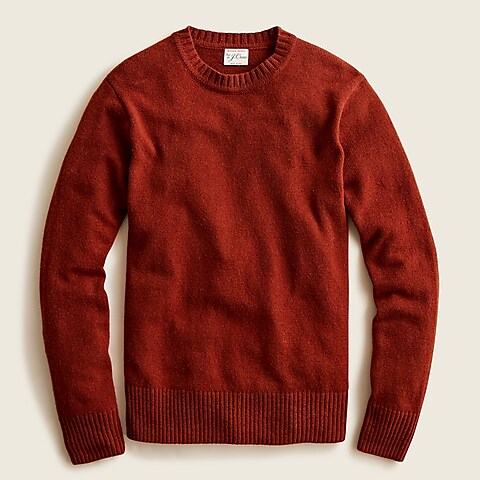 mens Rugged merino wool crewneck sweater