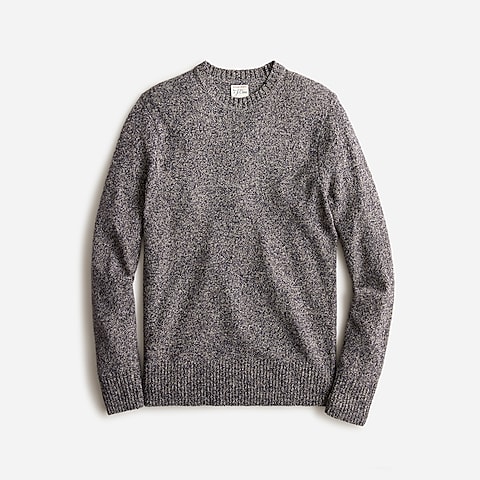  Marled rugged merino wool sweater