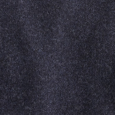 Marled rugged merino wool-blend half-zip sweater MARLED INDIGO 